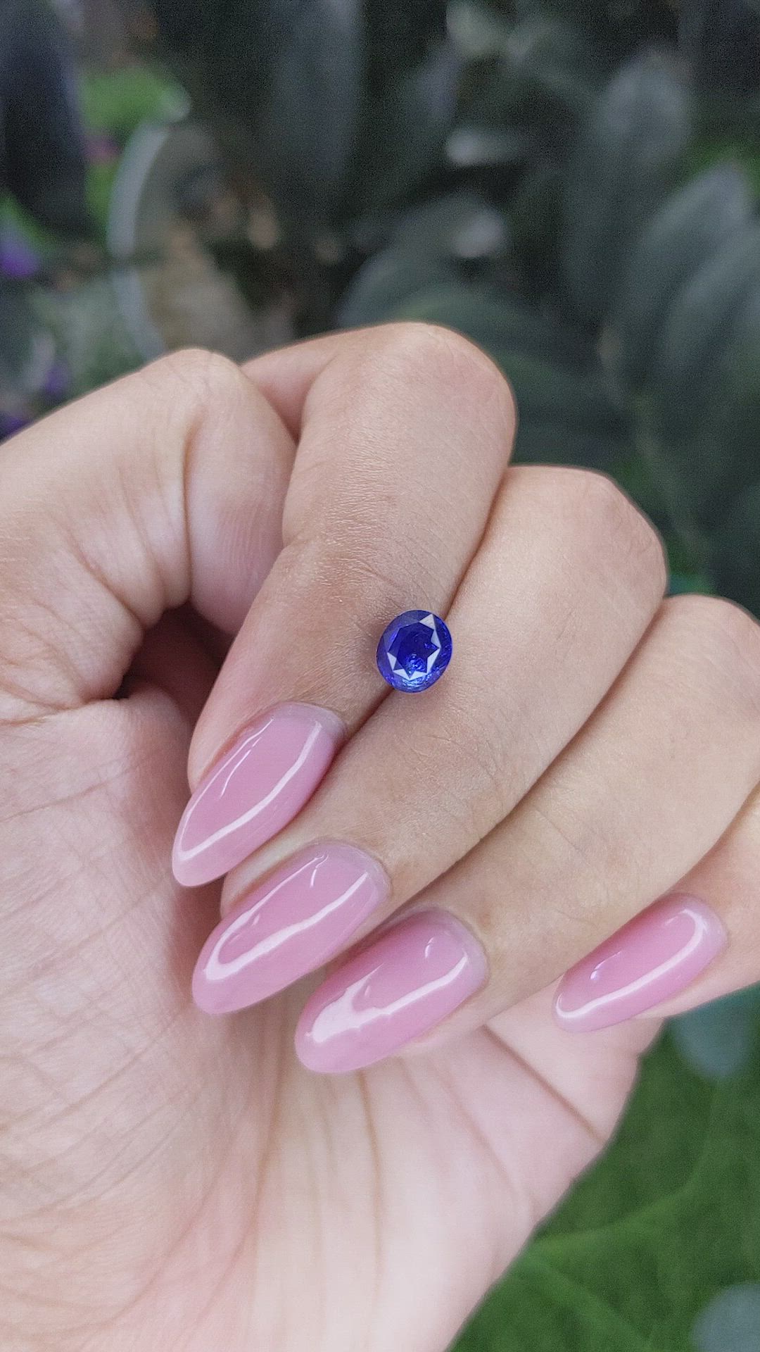 1.51 Ct. Blue Sapphire from Tanzania Size Video