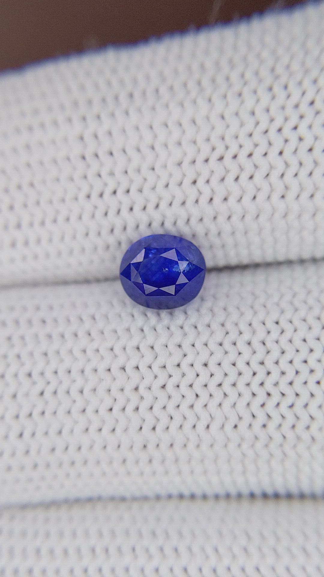 1.51 Ct. Blue Sapphire from Tanzania Size Video