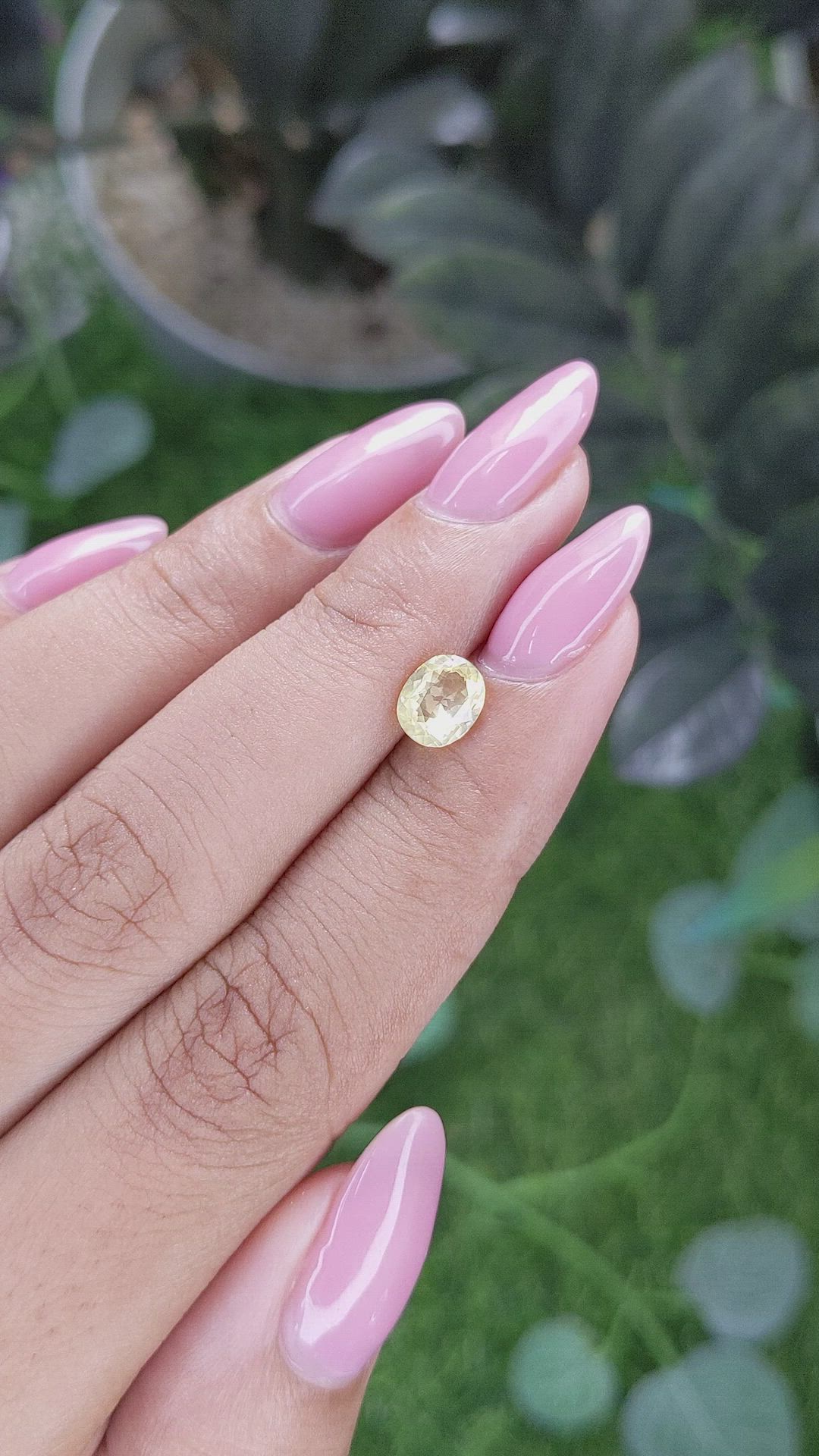 1.13 Ct. Yellow Sapphire from Tanzania Size Video
