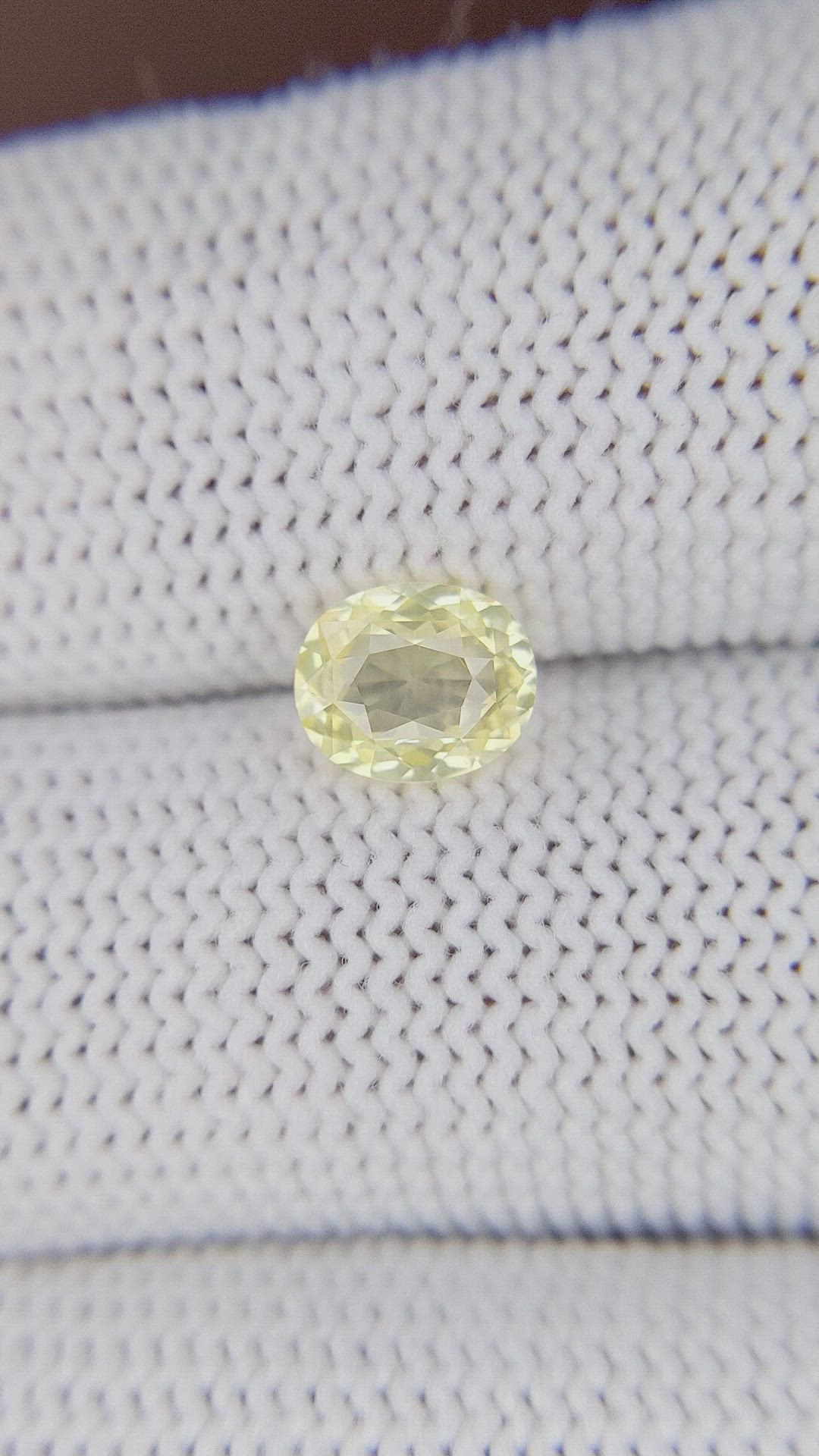 1.13 Ct. Yellow Sapphire from Tanzania Size Video
