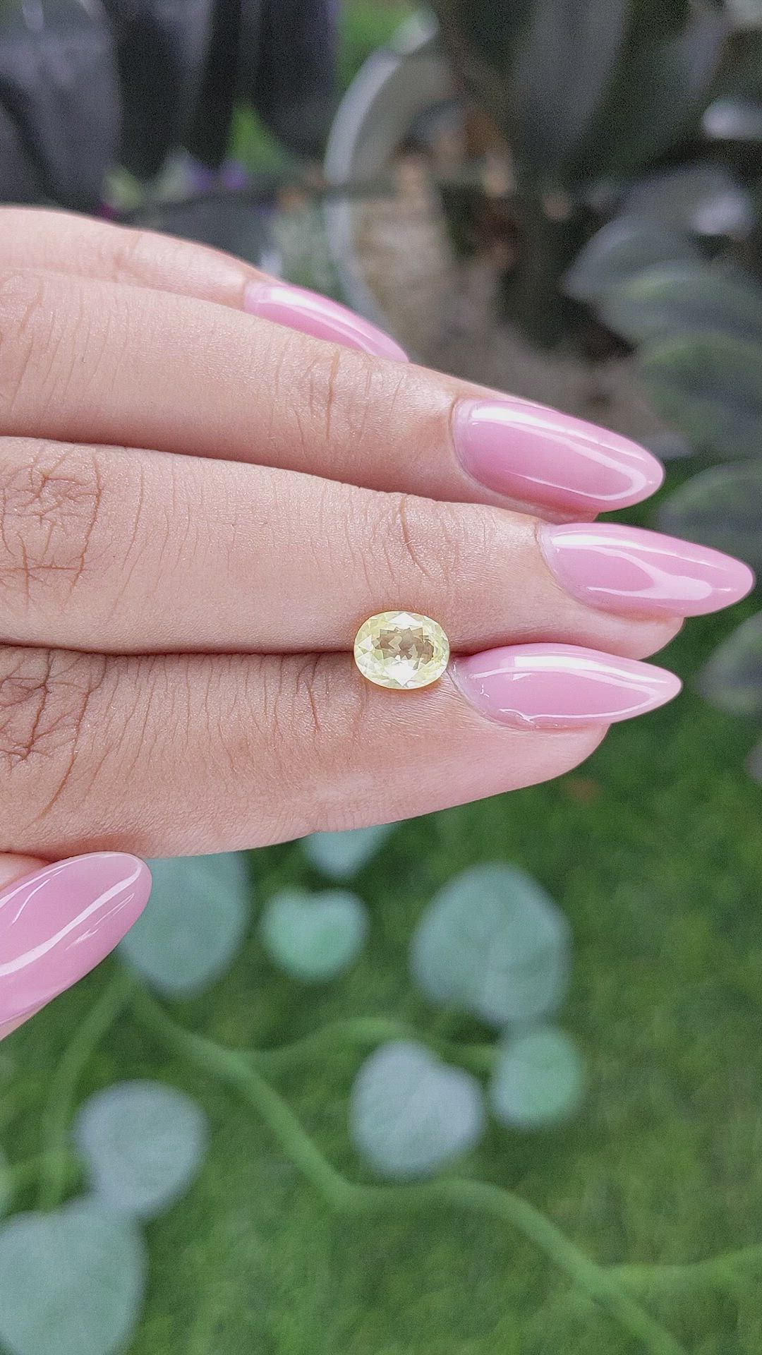 1.13 Ct. Yellow Sapphire from Tanzania Size Video