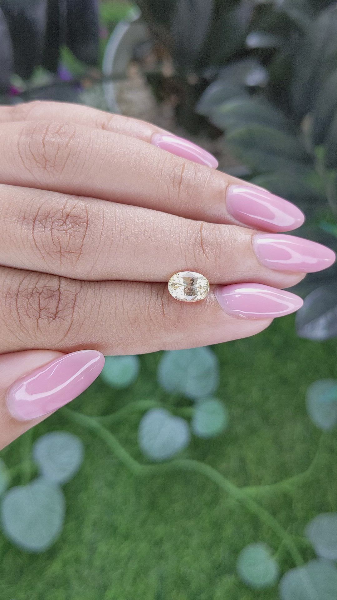 1.56 Ct. Yellow Sapphire from Tanzania Size Video