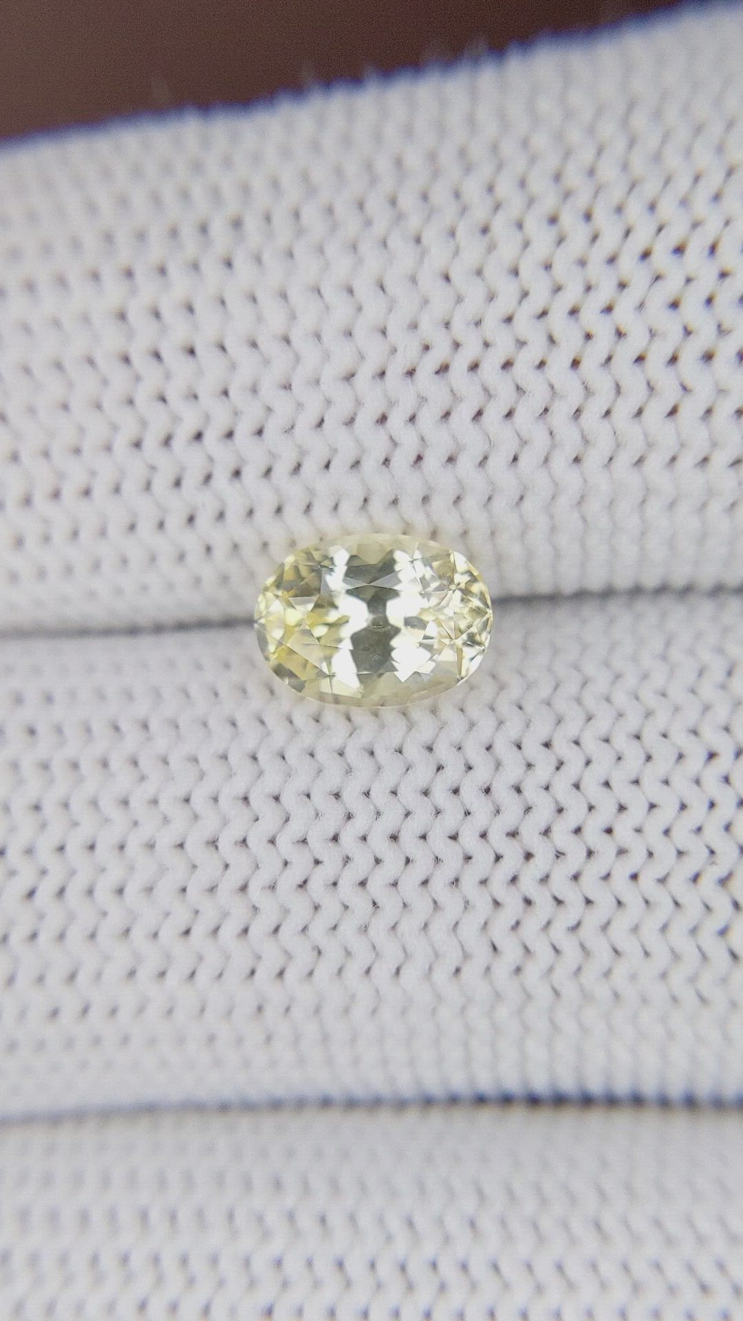 1.56 Ct. Yellow Sapphire from Tanzania Size Video
