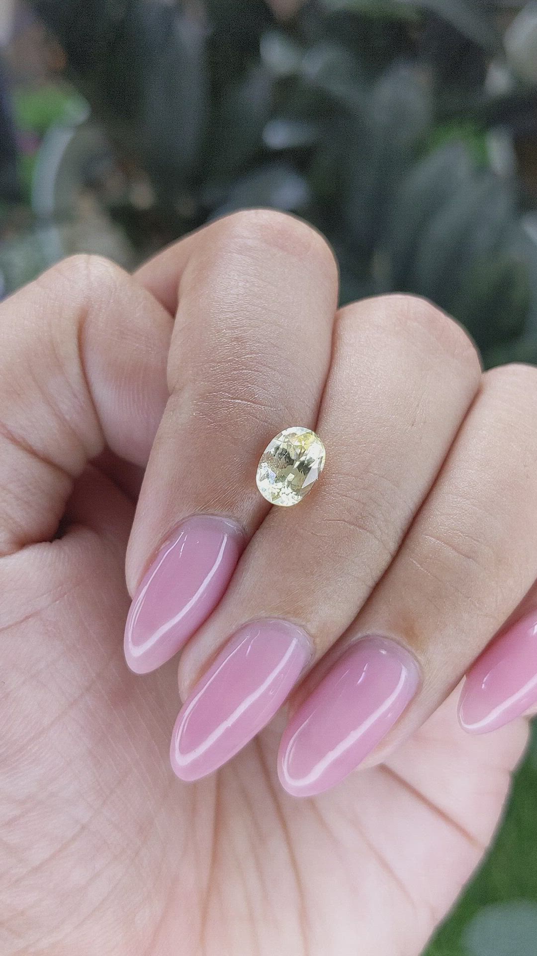 1.56 Ct. Yellow Sapphire from Tanzania Size Video