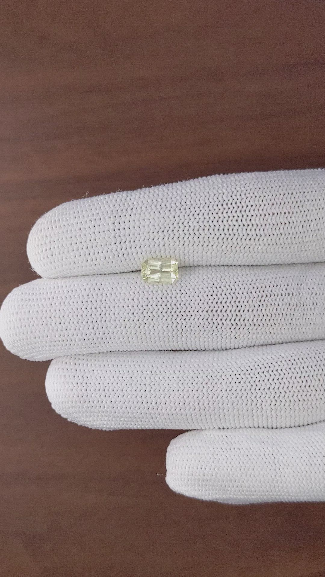 1.56 Ct. Yellow Sapphire from Tanzania Size Video