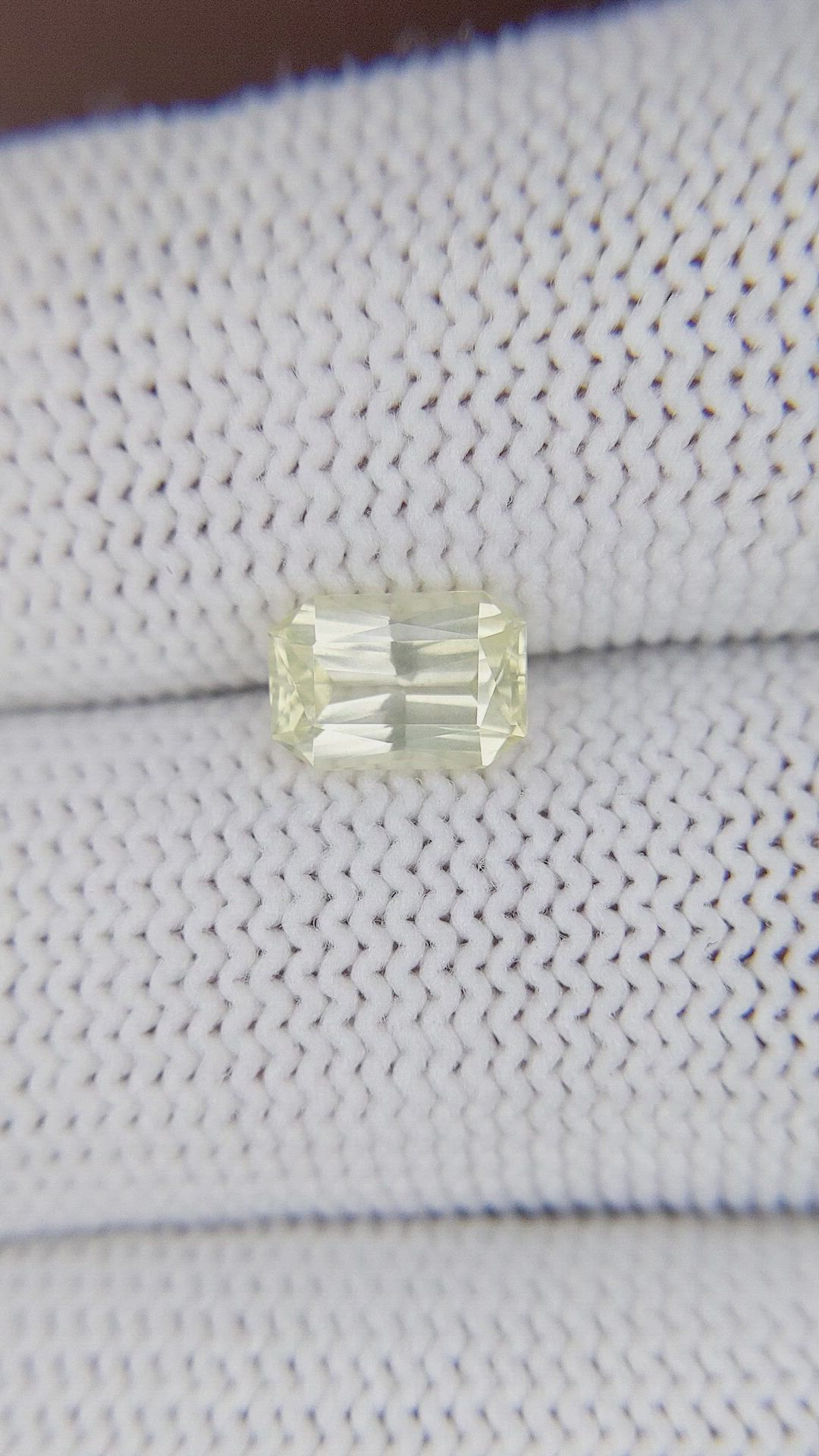 1.56 Ct. Yellow Sapphire from Tanzania Size Video