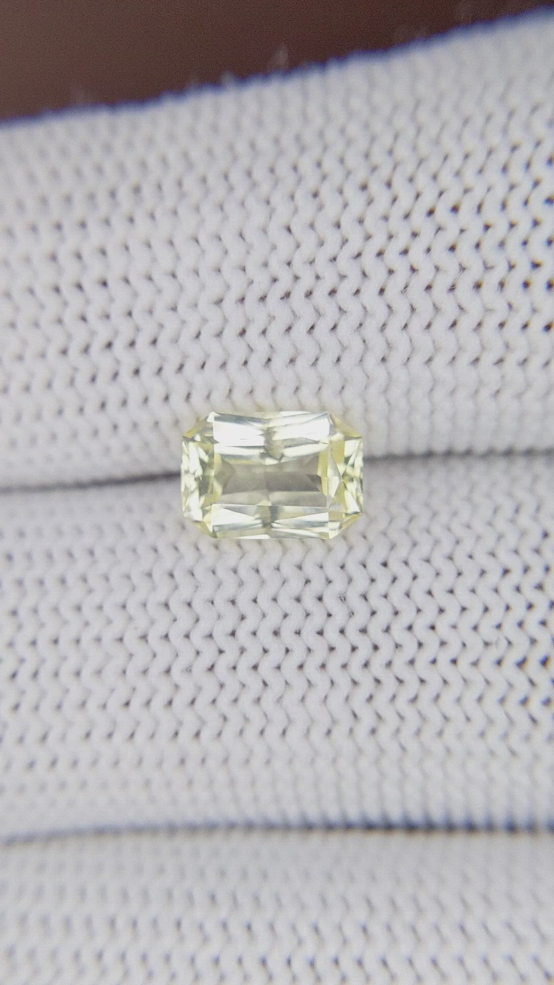 1.83 Ct. Yellow Sapphire from Tanzania Size Video