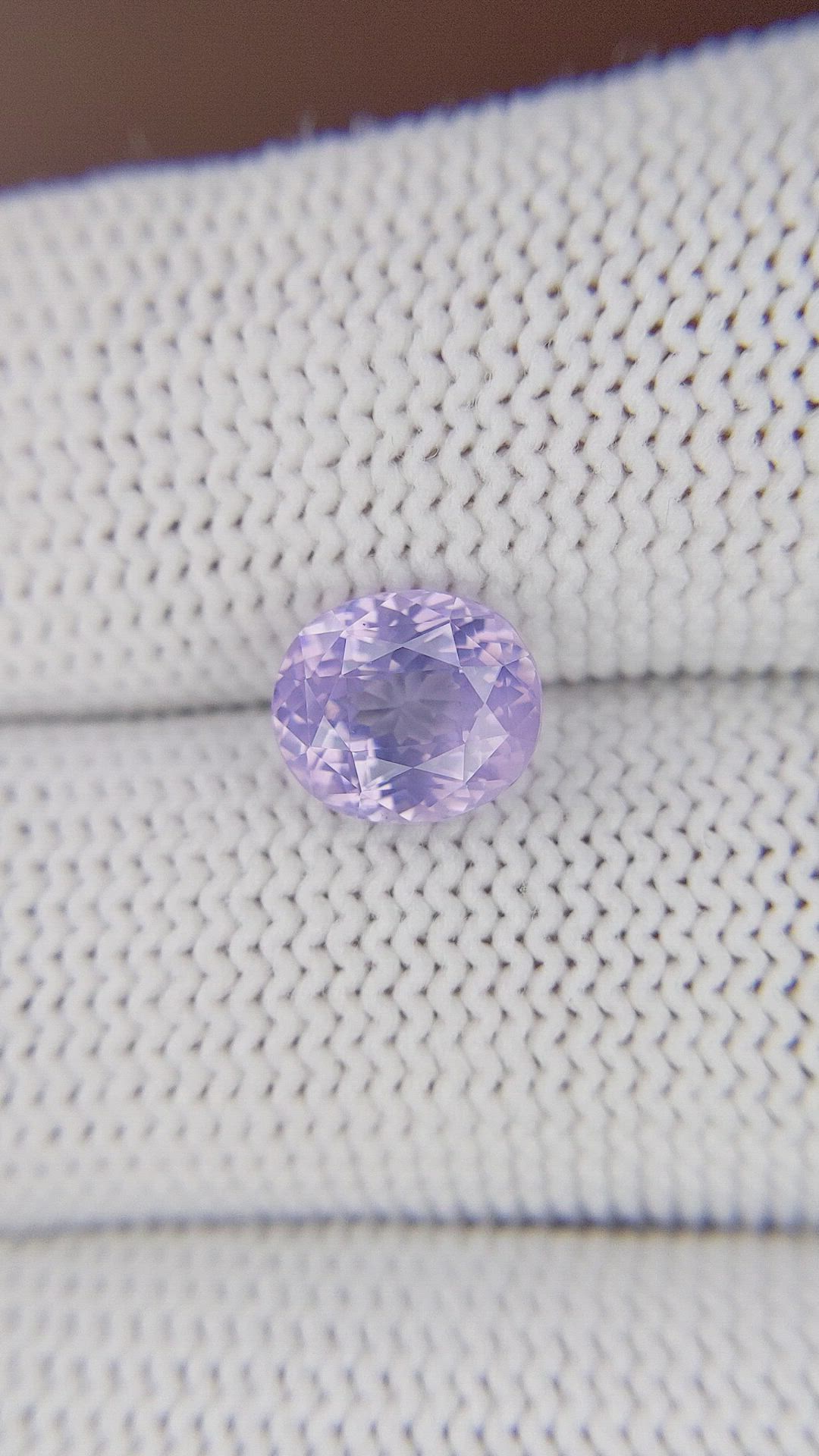 2.52 Ct. Violet Sapphire from Tanzania Size Video