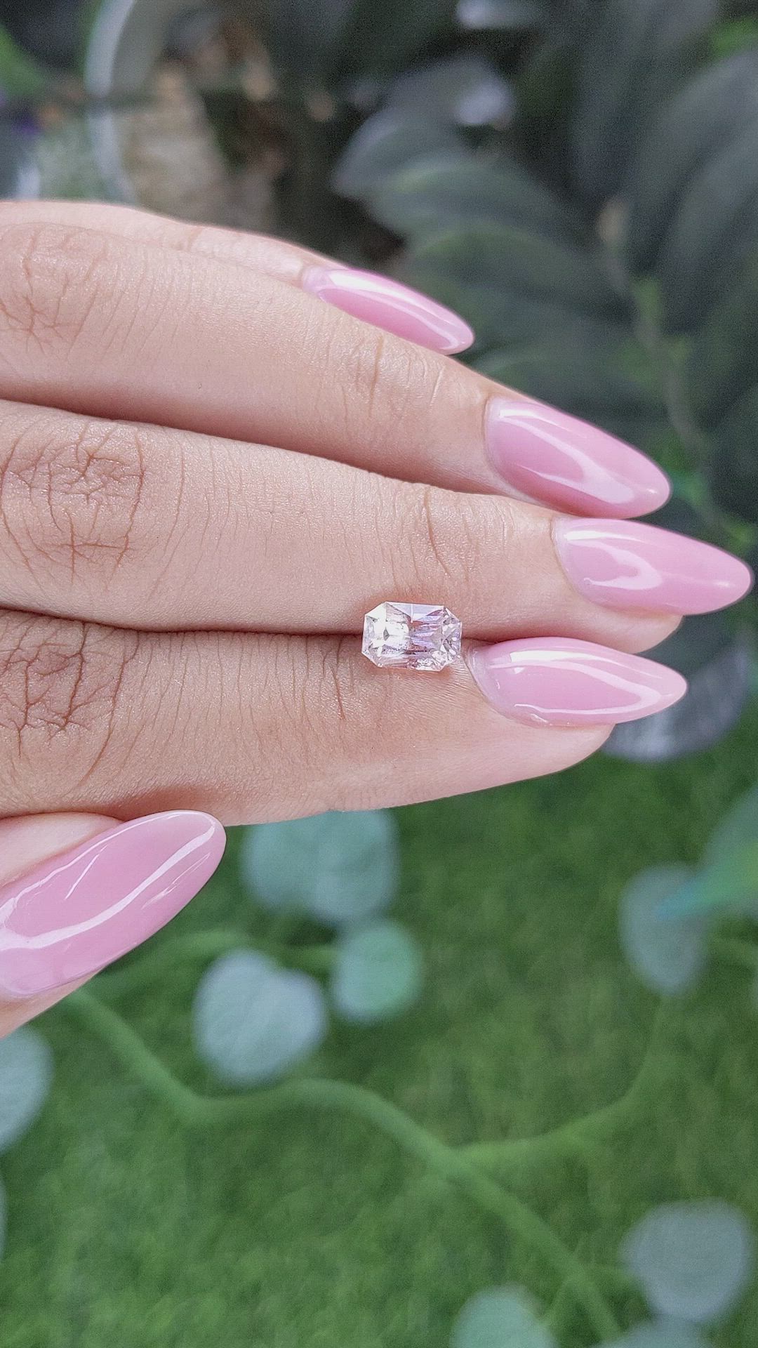 1.58 Ct. Peach Sapphire from Tanzania Size Video
