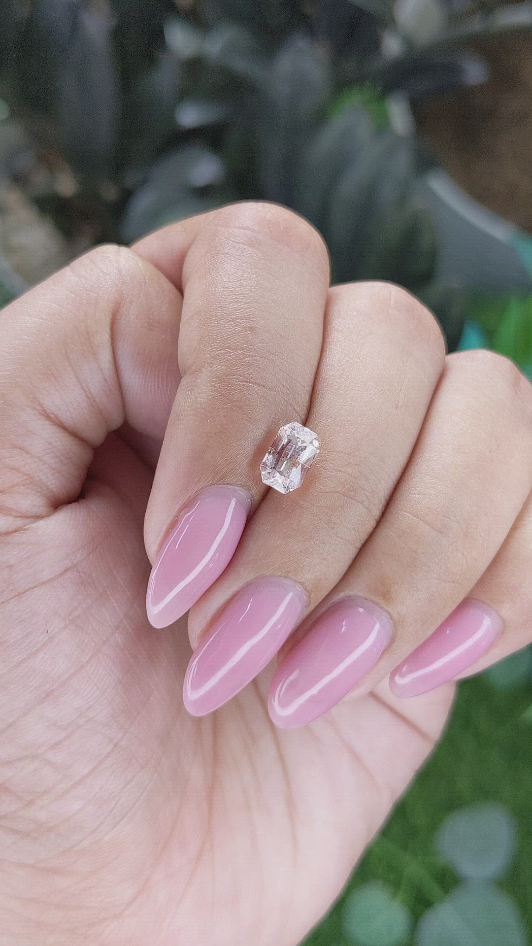 1.58 Ct. Peach Sapphire from Tanzania Size Video
