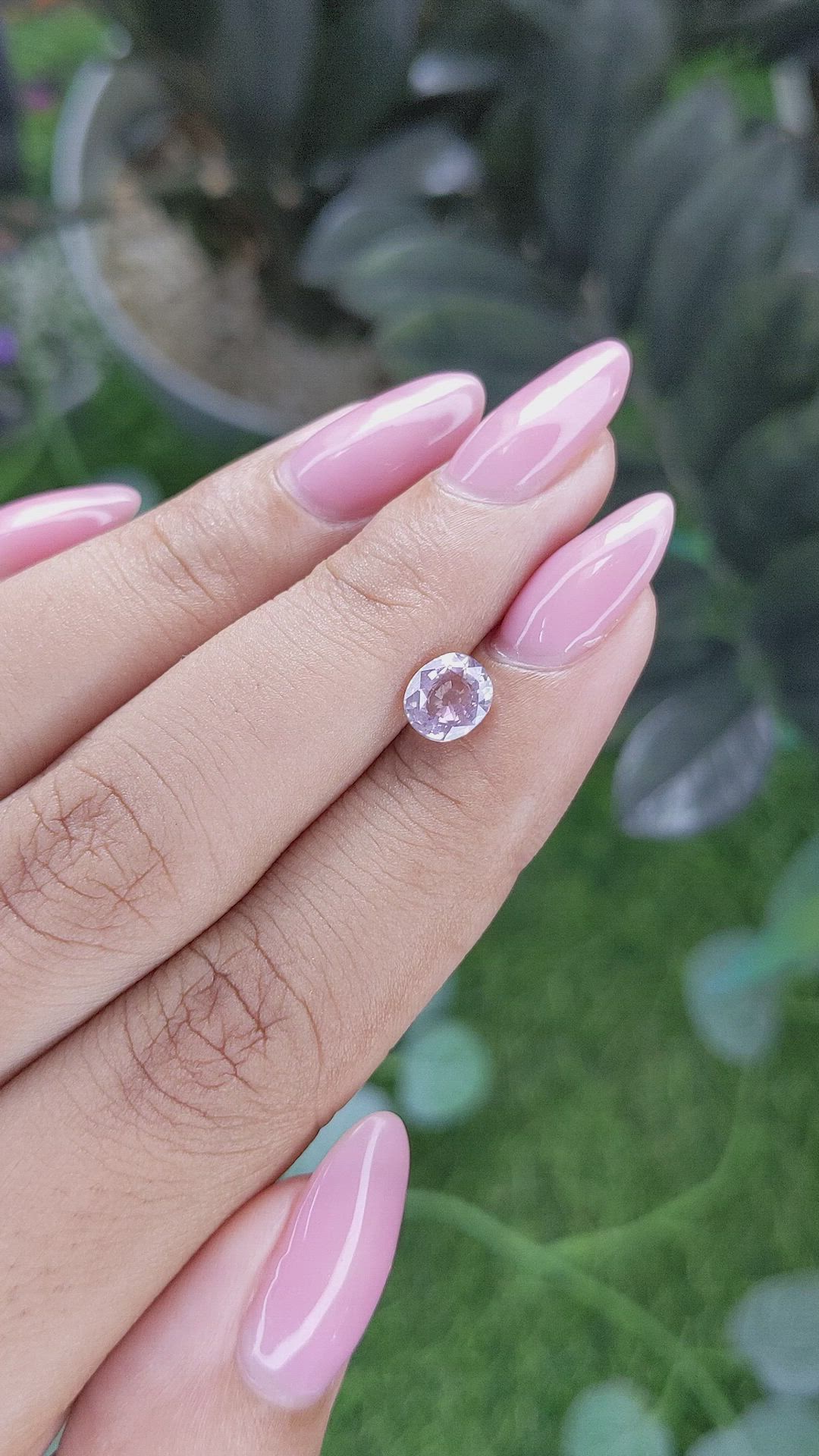 1.10 Ct. Peach Sapphire from Tanzania Size Video