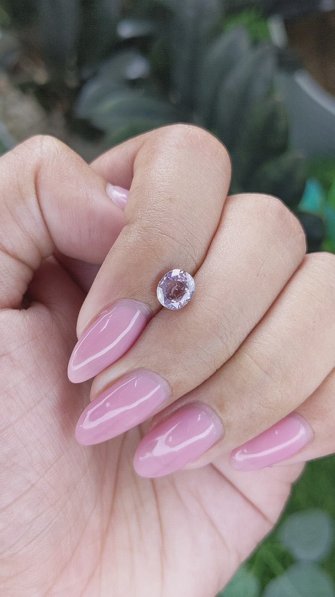 1.10 Ct. Peach Sapphire from Tanzania Size Video