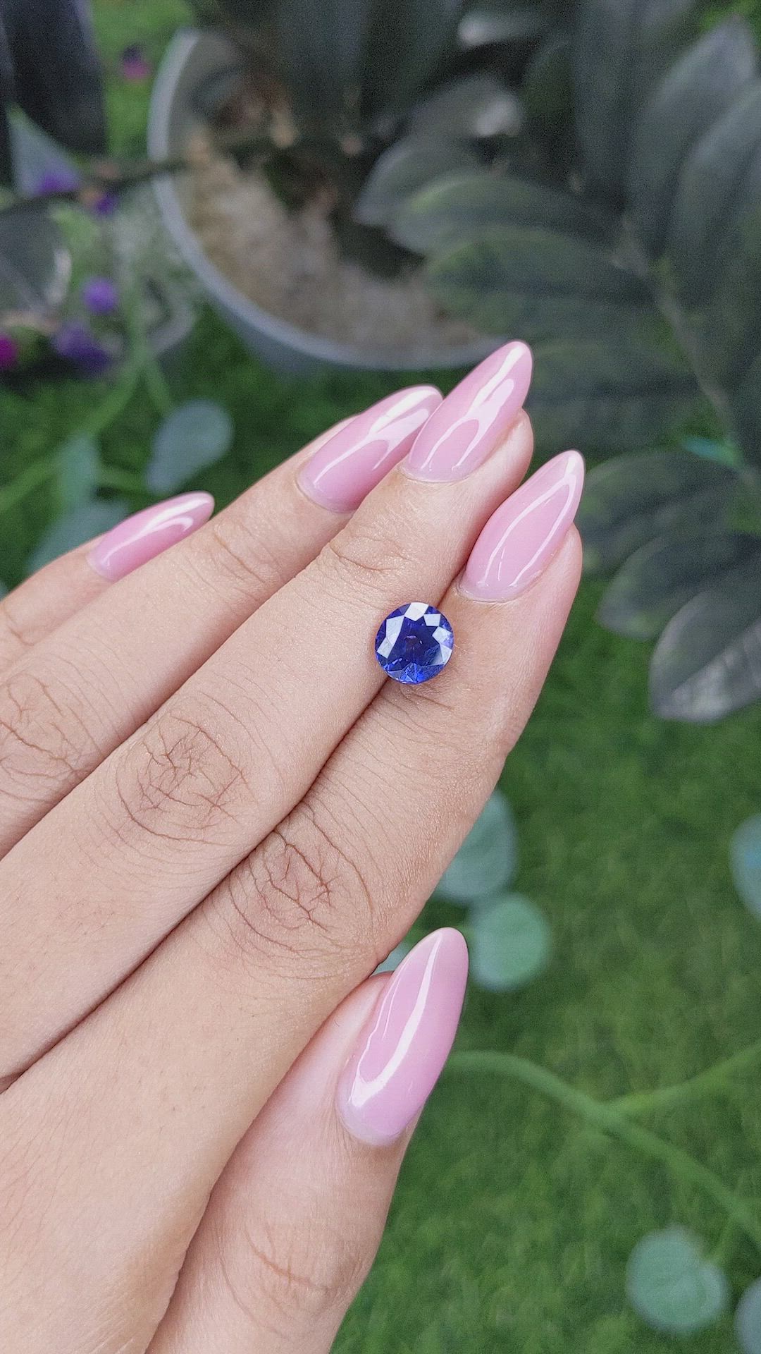 2.15 Ct. Blue Sapphire from Tanzania Size Video