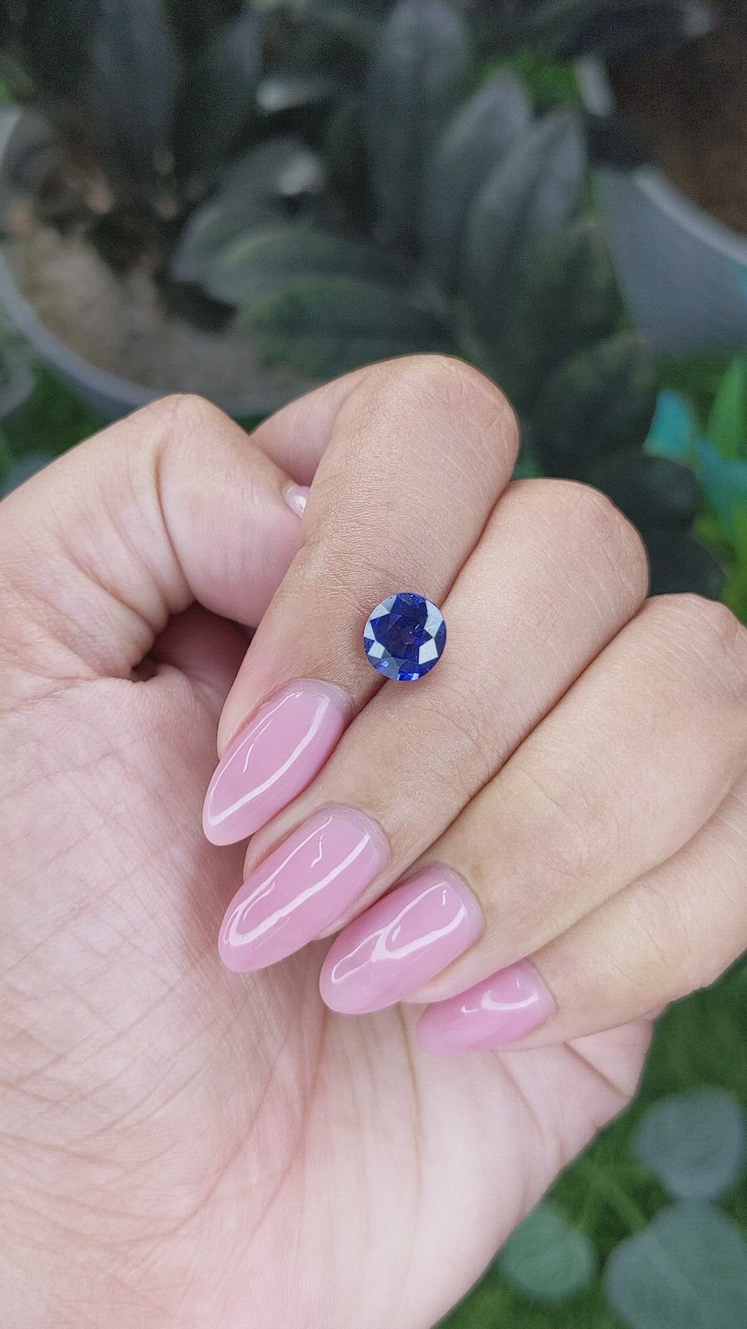 2.15 Ct. Blue Sapphire from Tanzania Size Video