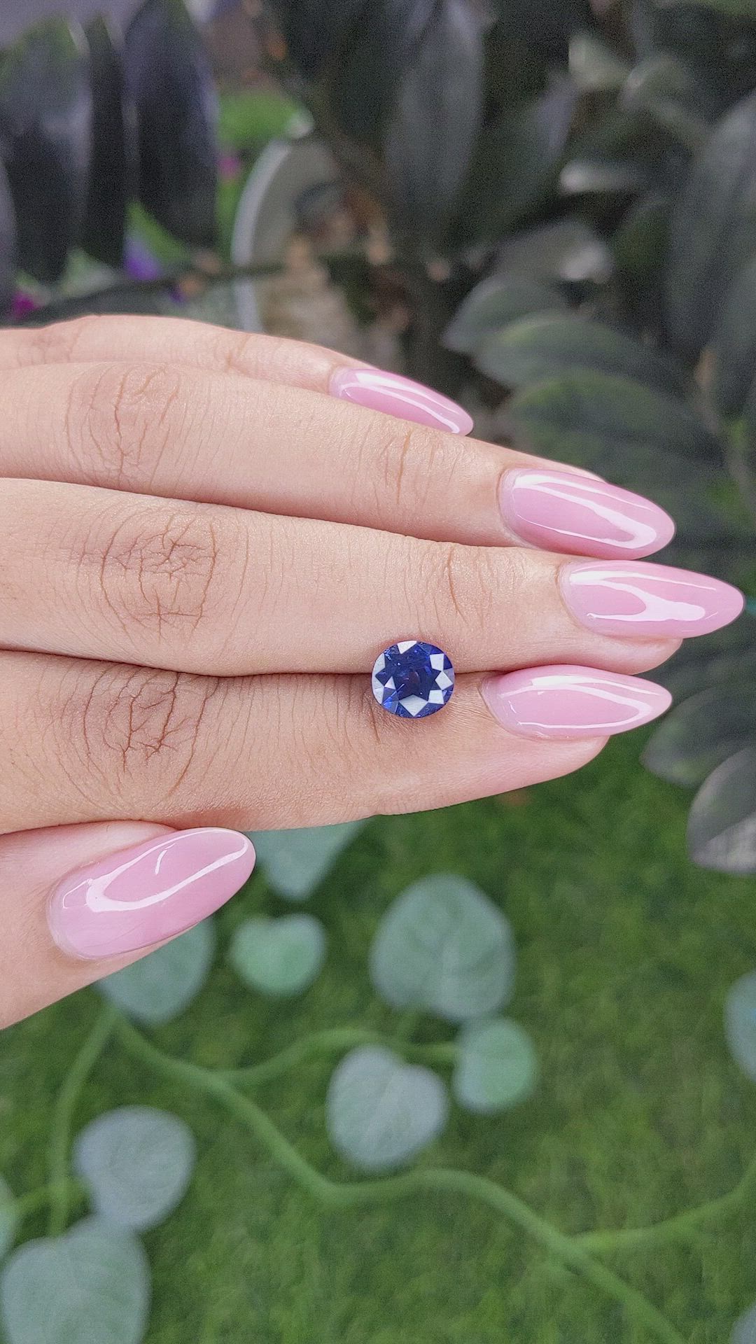 2.15 Ct. Blue Sapphire from Tanzania Size Video
