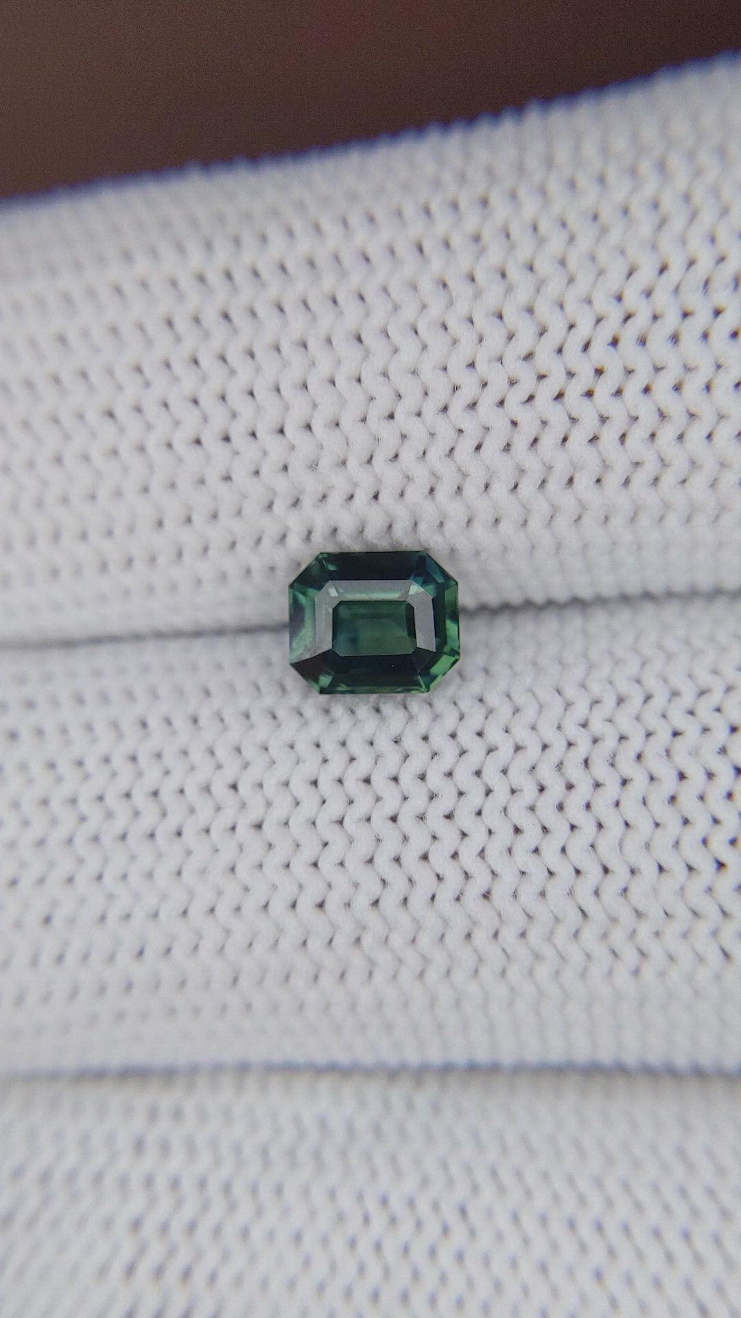 1.20 Ct. Bluish Green Sapphire from Ceylon (Sri Lanka) Size Video