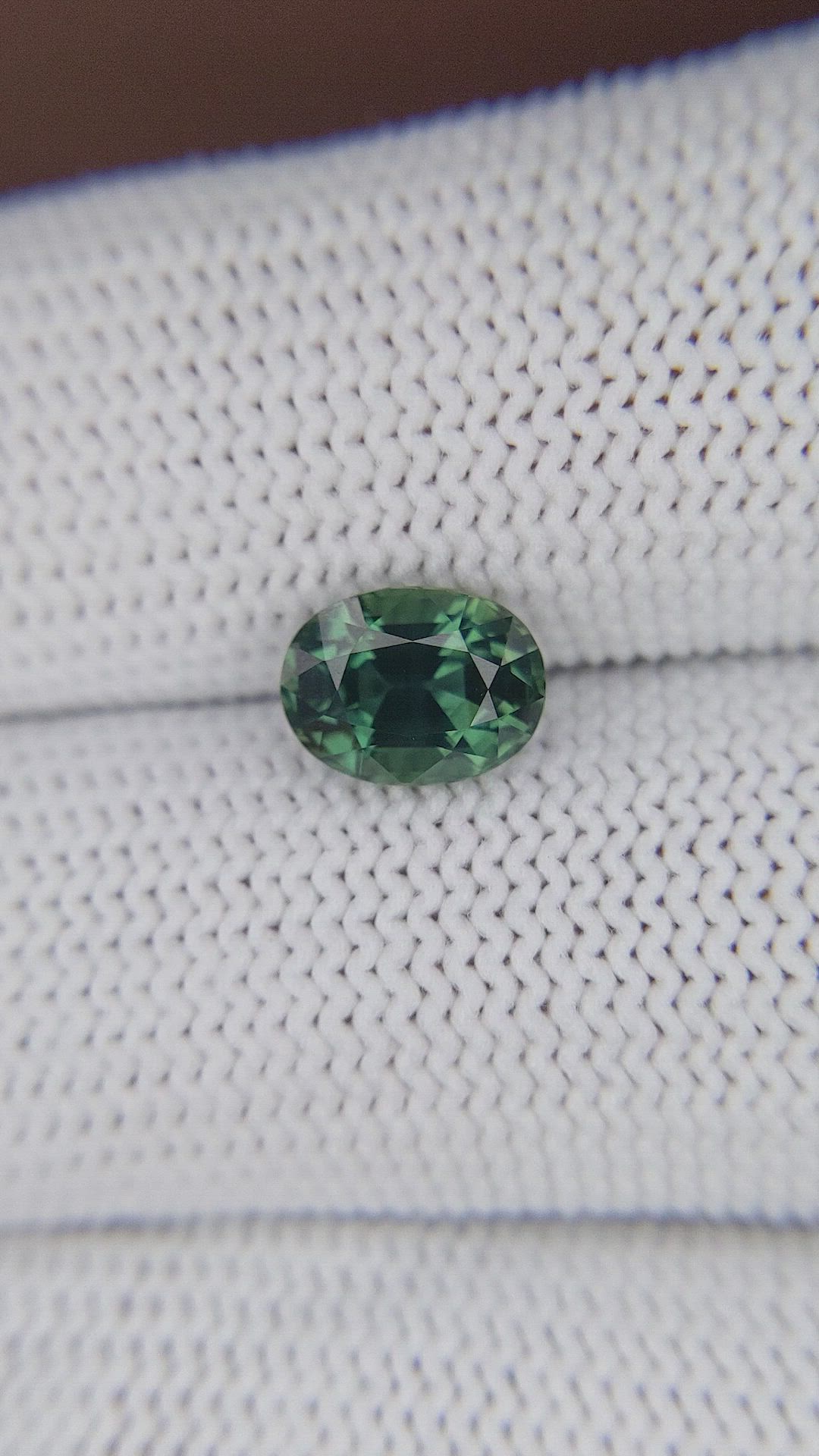 2.08 Ct. Green Sapphire from Ceylon (Sri Lanka) Size Video