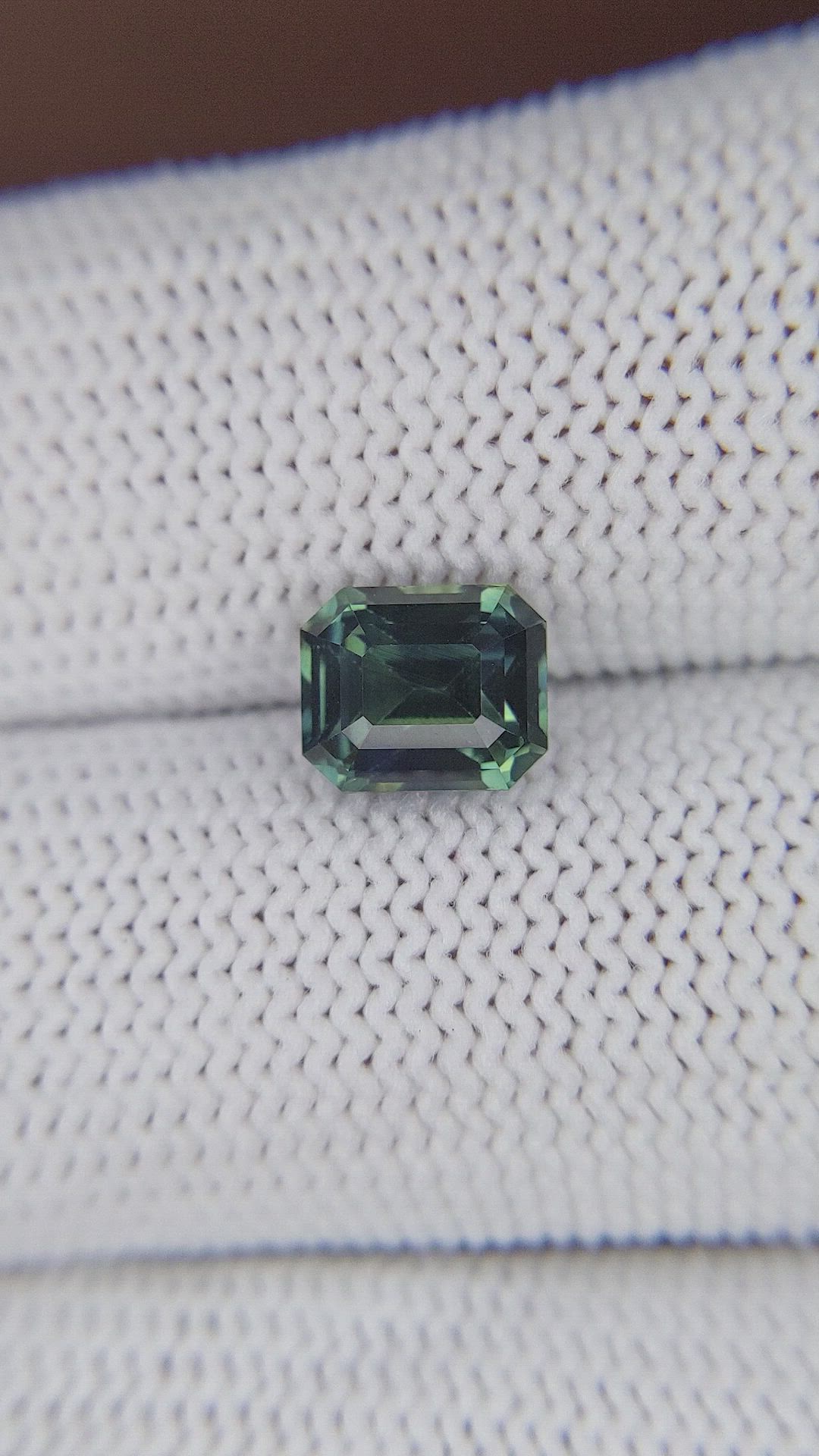 2.53 Ct. Bluish Green Sapphire from Ceylon (Sri Lanka) Size Video