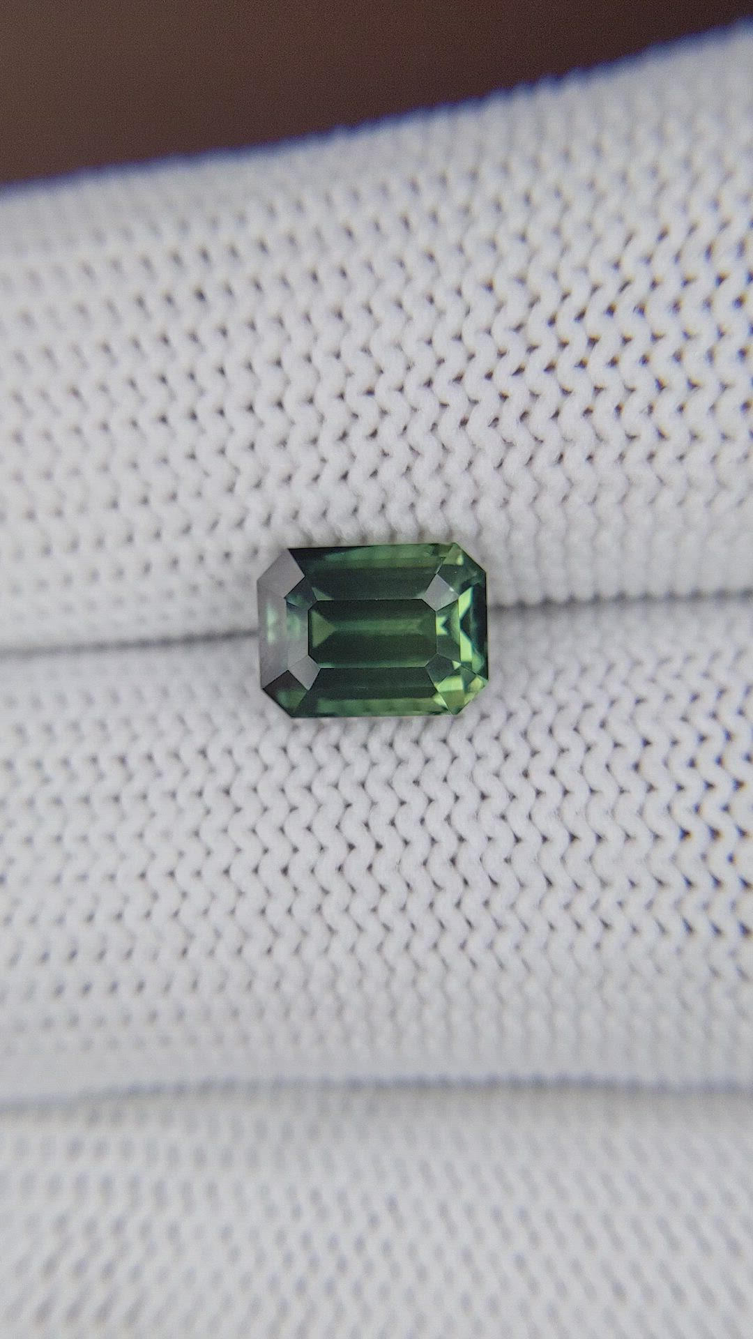2.58 Ct. Bluish Green Sapphire from Ceylon (Sri Lanka) Size Video