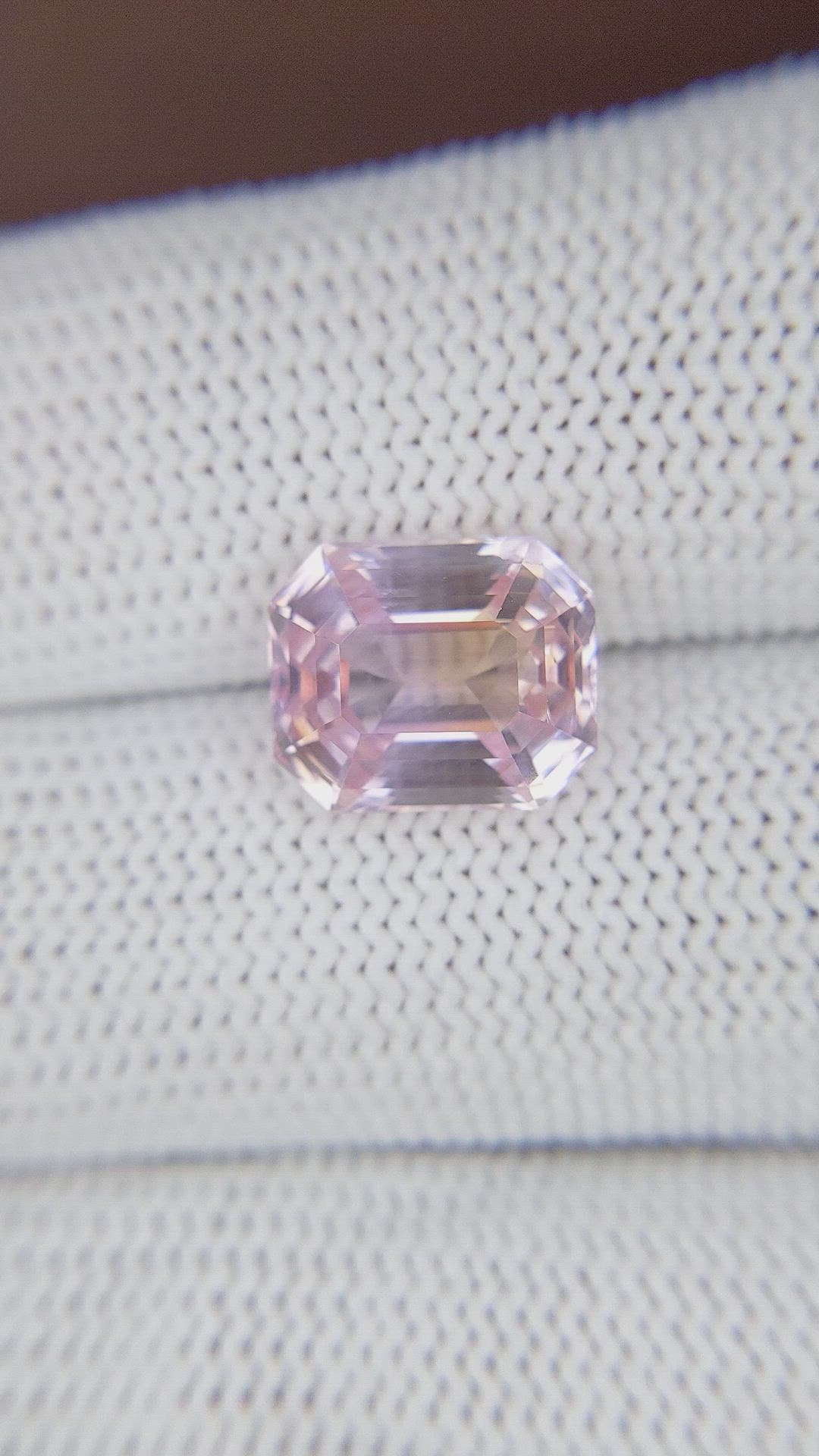 6.58 Ct. Pink Sapphire from Ceylon (Sri Lanka) Size Video