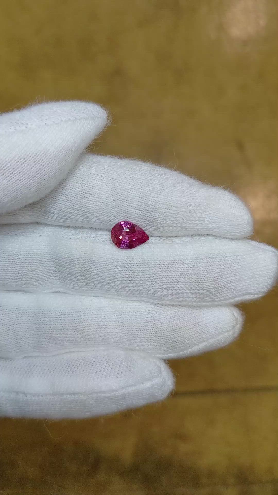 1.62 Ct. Pink Sapphire from Ceylon (Sri Lanka) Size Video