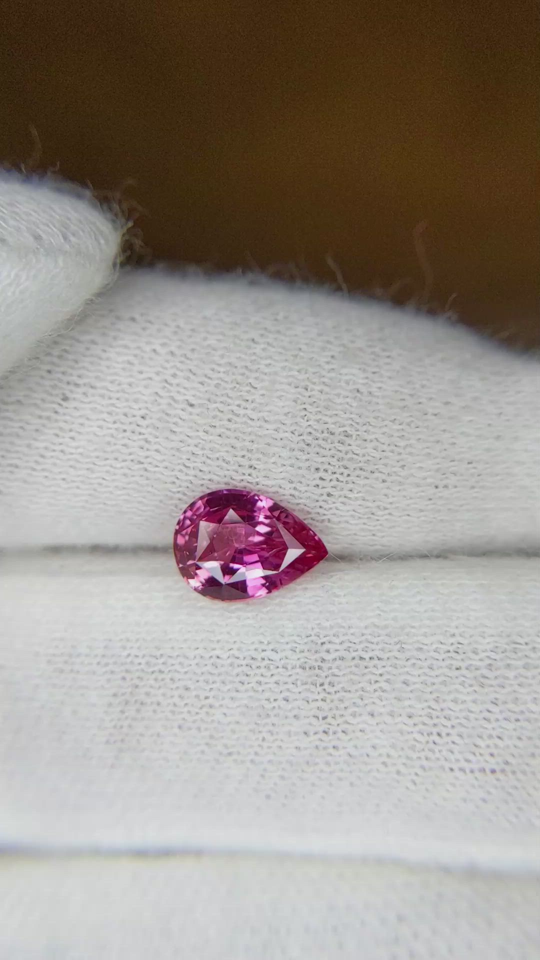1.62 Ct. Pink Sapphire from Ceylon (Sri Lanka) Size Video