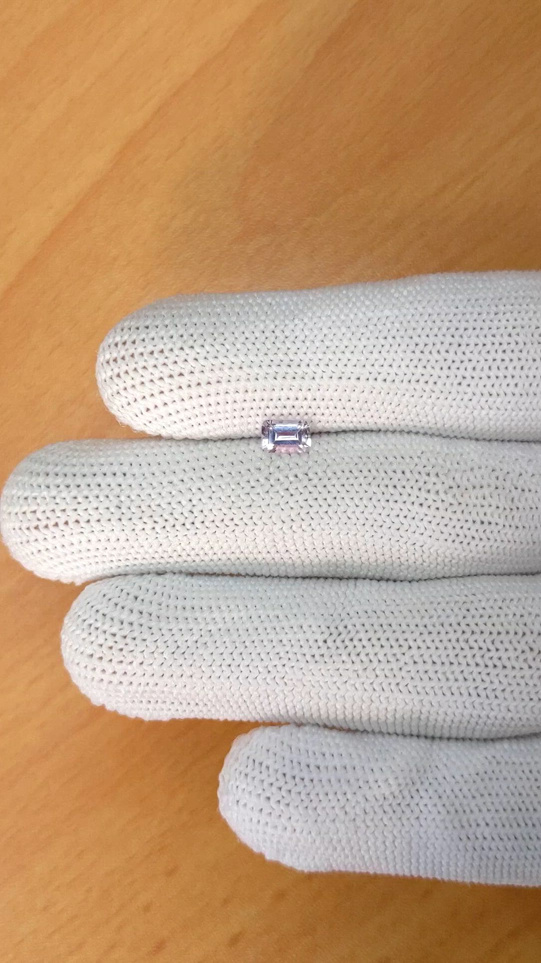 0.53 Ct. Pink Sapphire from Ceylon (Sri Lanka) Size Video