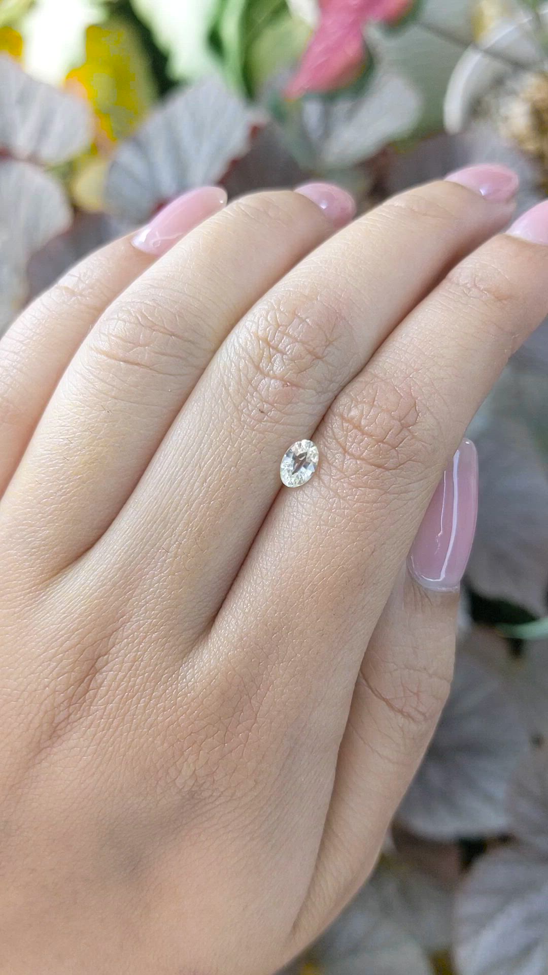 0.53 Ct. Yellow Sapphire from Ceylon (Sri Lanka) Size Video