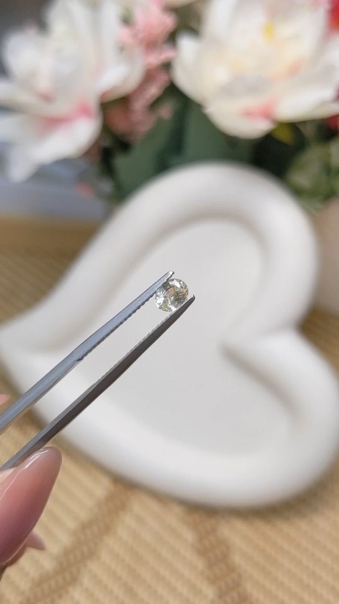 0.43 Ct. Yellow Sapphire from Ceylon (Sri Lanka) Size Video