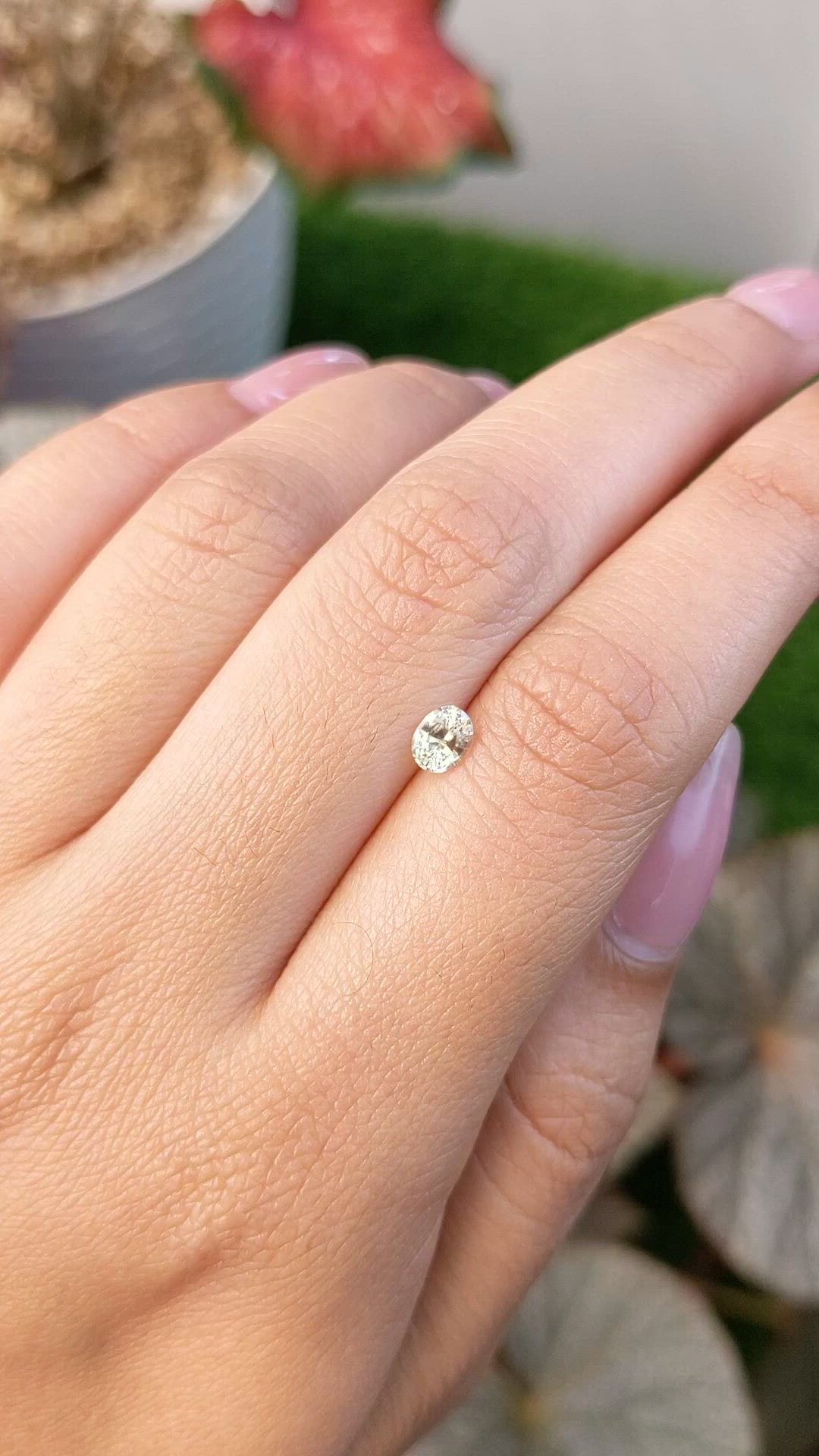 0.44 Ct. Yellow Sapphire from Ceylon (Sri Lanka) Size Video