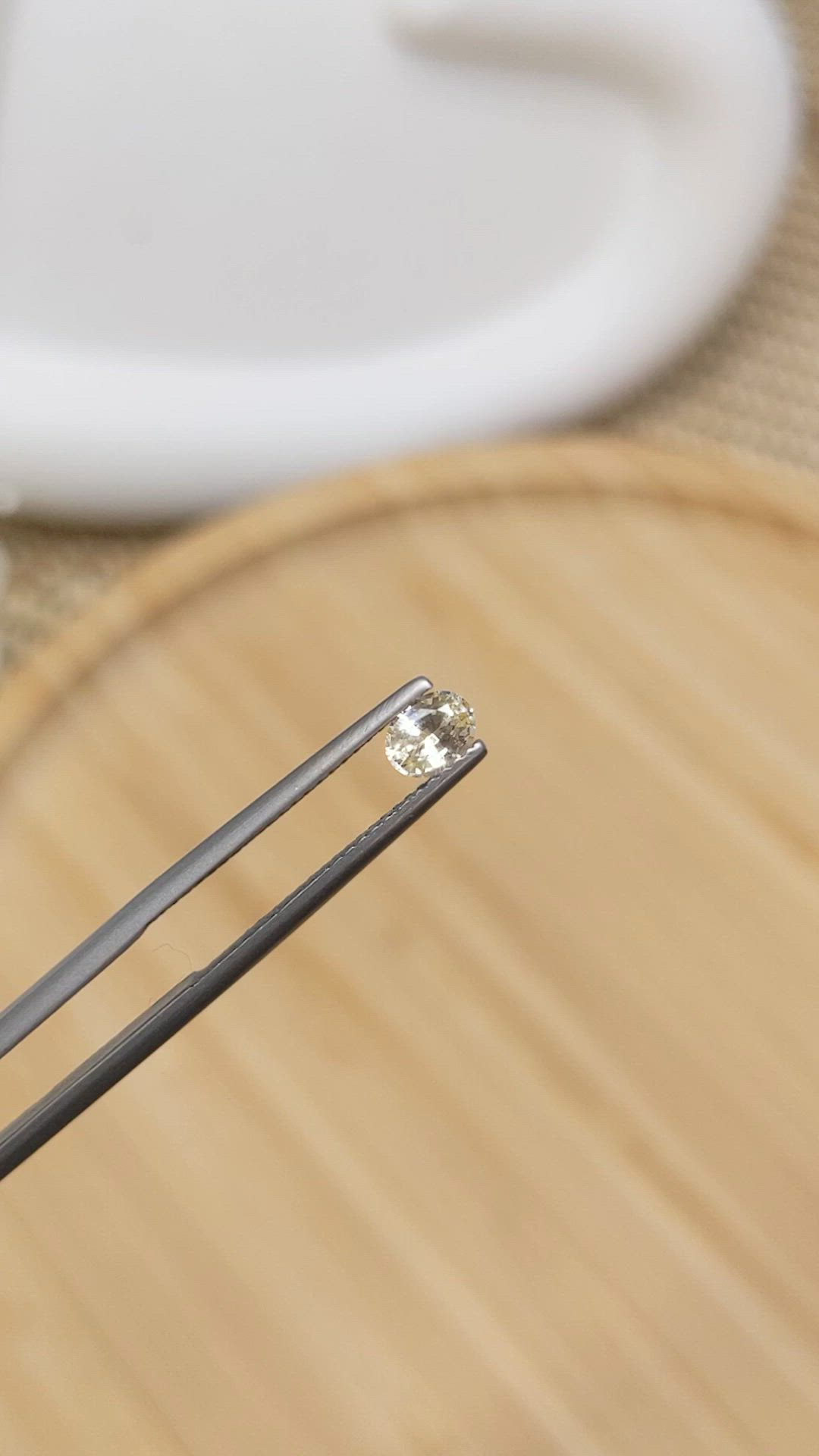 0.44 Ct. Yellow Sapphire from Ceylon (Sri Lanka) Size Video