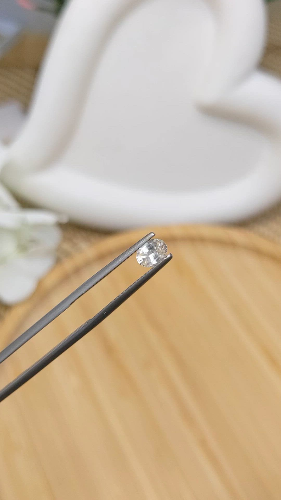0.62 Ct. Yellow Sapphire from Ceylon (Sri Lanka) Size Video