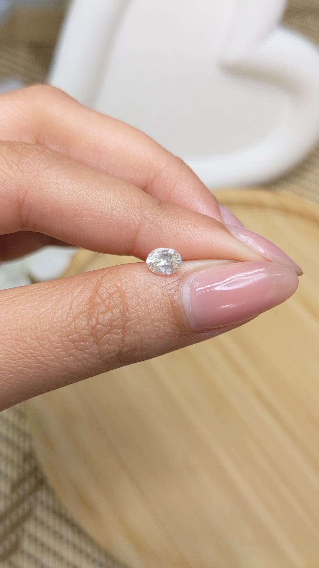 0.62 Ct. Yellow Sapphire from Ceylon (Sri Lanka) Size Video