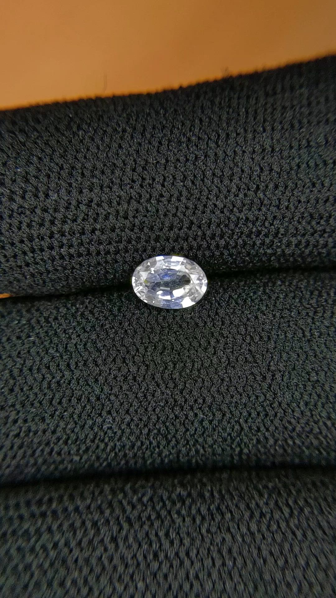 0.67 Ct. Yellow Sapphire from Ceylon (Sri Lanka) Size Video