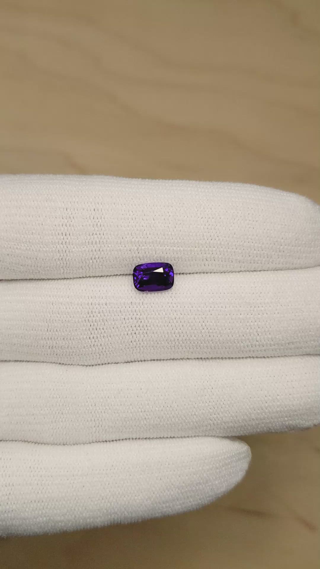 2.03 Ct. Color Change Sapphire from Ceylon (Sri Lanka) Size Video
