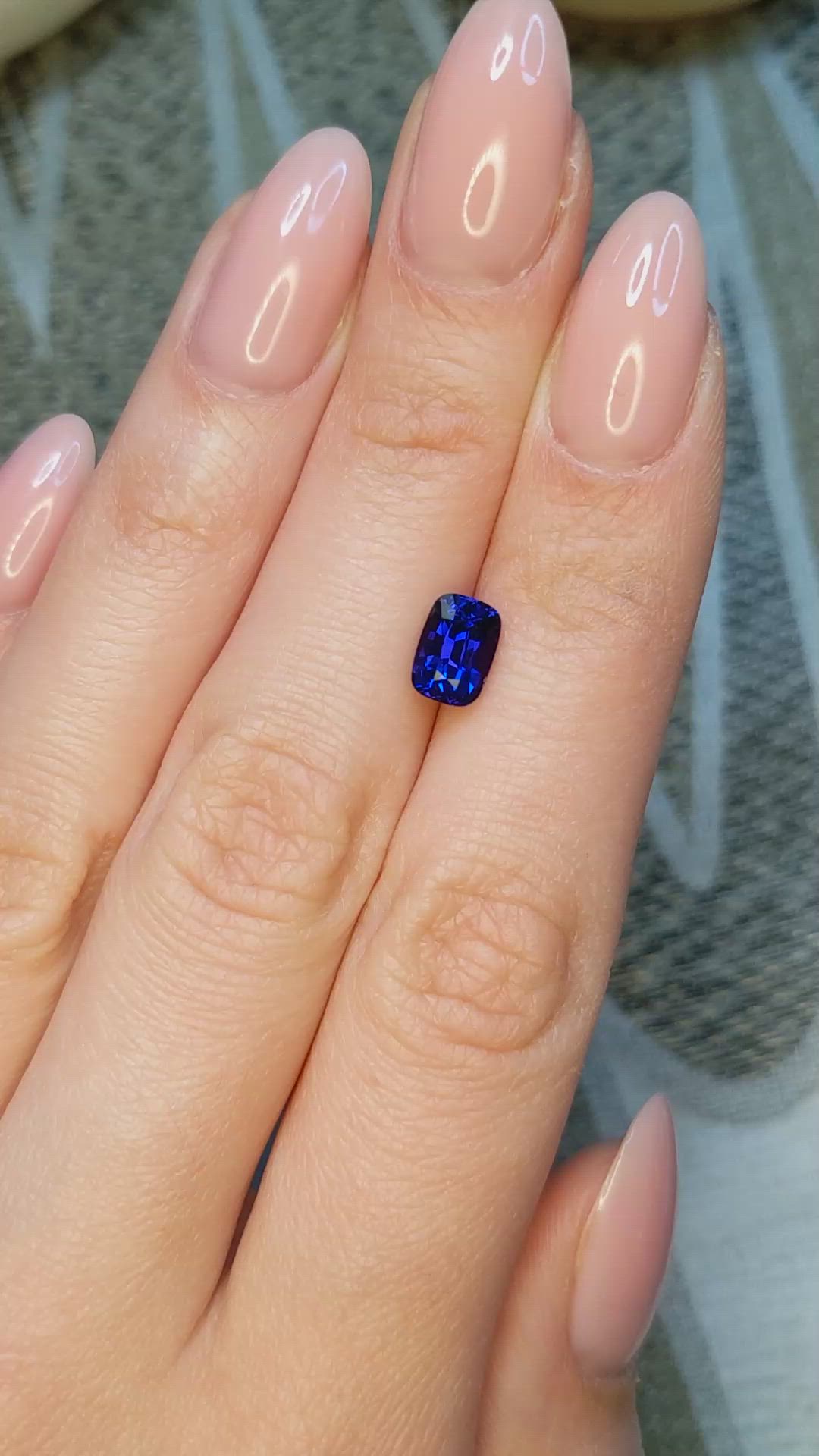 2.03 Ct. Color Change Sapphire from Ceylon (Sri Lanka) Size Video