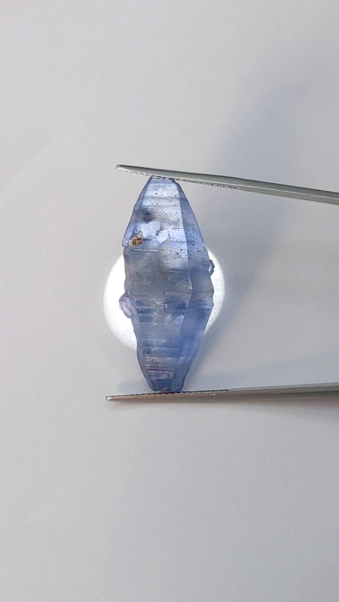 36.99 Ct. Blue Sapphire from Ceylon (Sri Lanka) Size Video