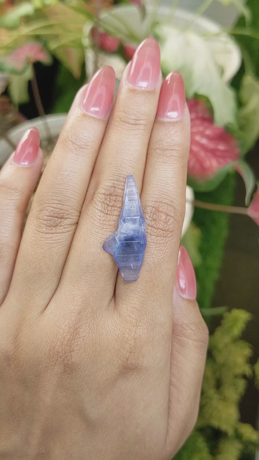 15.68 Ct. Blue Sapphire from Ceylon (Sri Lanka) Size Video