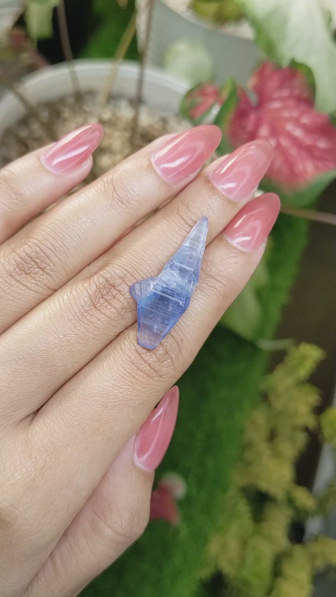 15.68 Ct. Blue Sapphire from Ceylon (Sri Lanka) Size Video