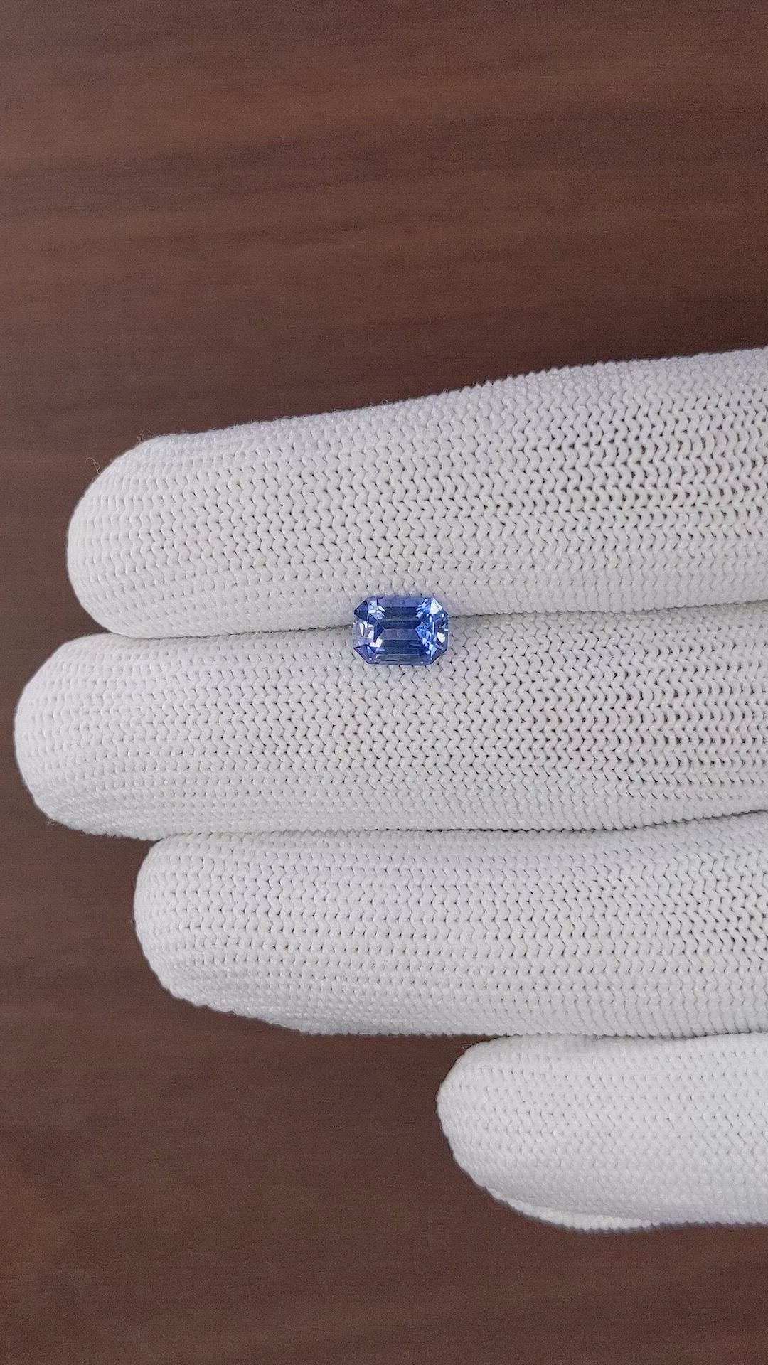 1.59 Ct. Blue Sapphire from Ceylon (Sri Lanka) Size Video