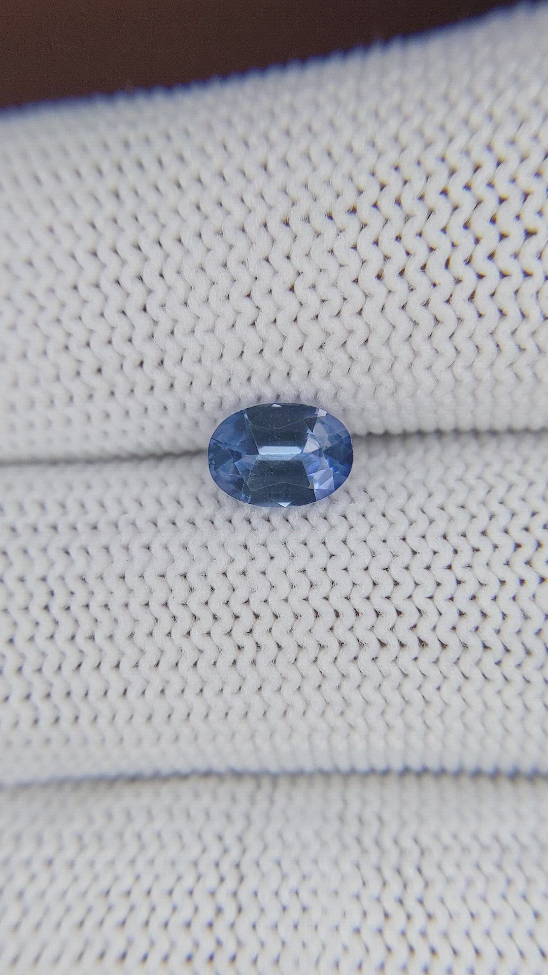 0.99 Ct. Blue Sapphire from Ceylon (Sri Lanka) Size Video