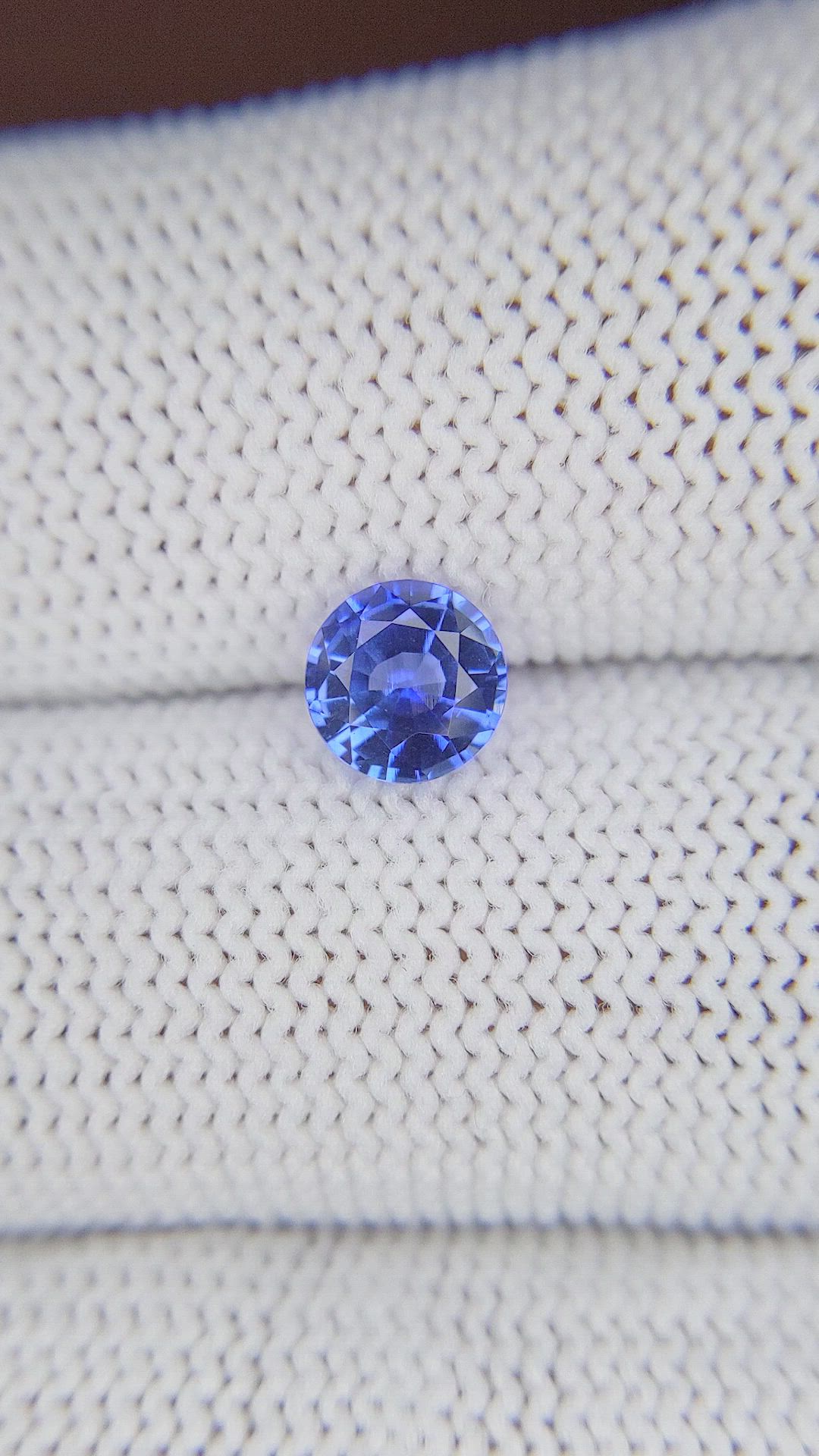 1.08 Ct. Blue Sapphire from Ceylon (Sri Lanka) Size Video