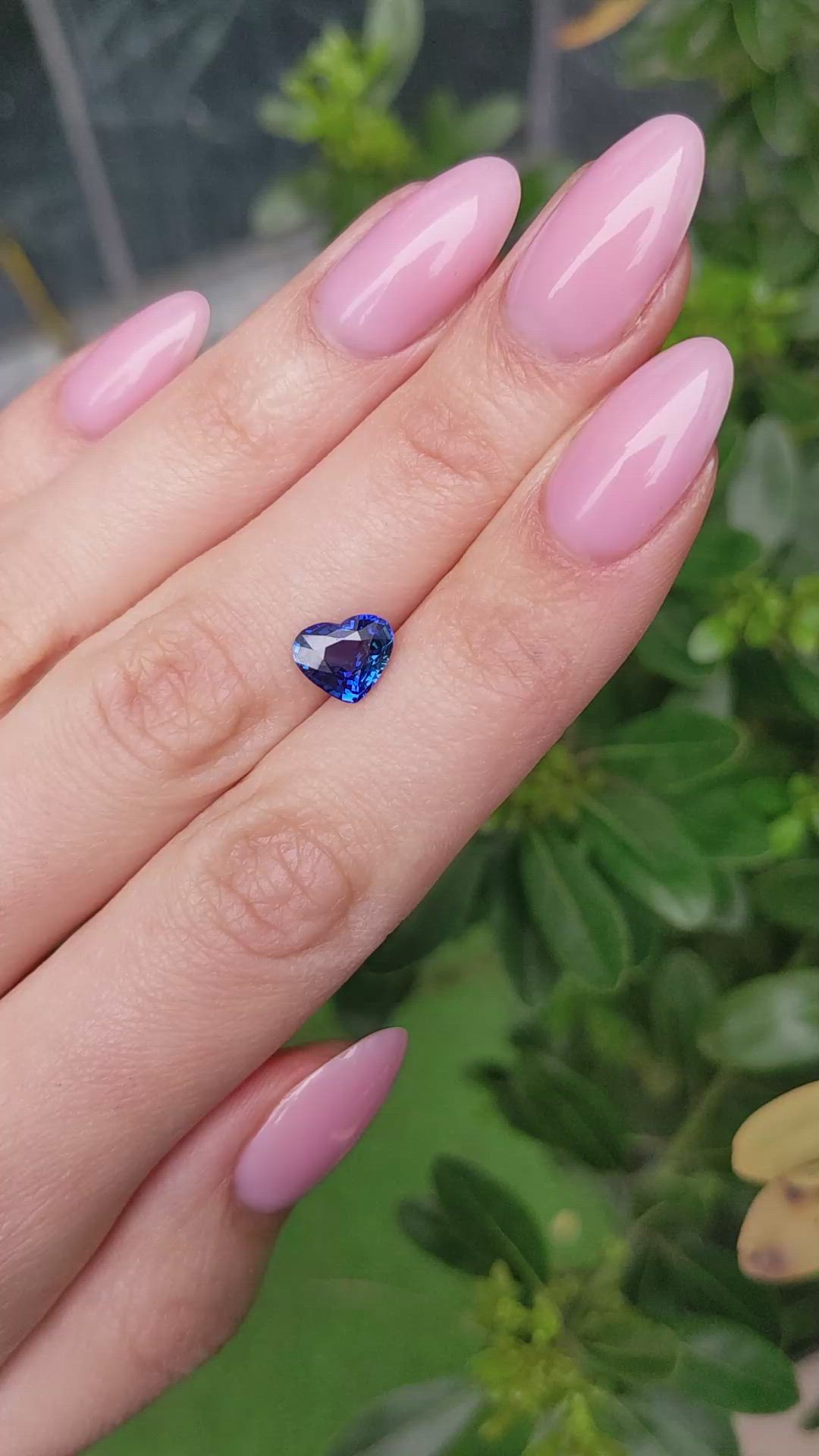2.05 Ct. Blue Sapphire from Ceylon (Sri Lanka) Size Video