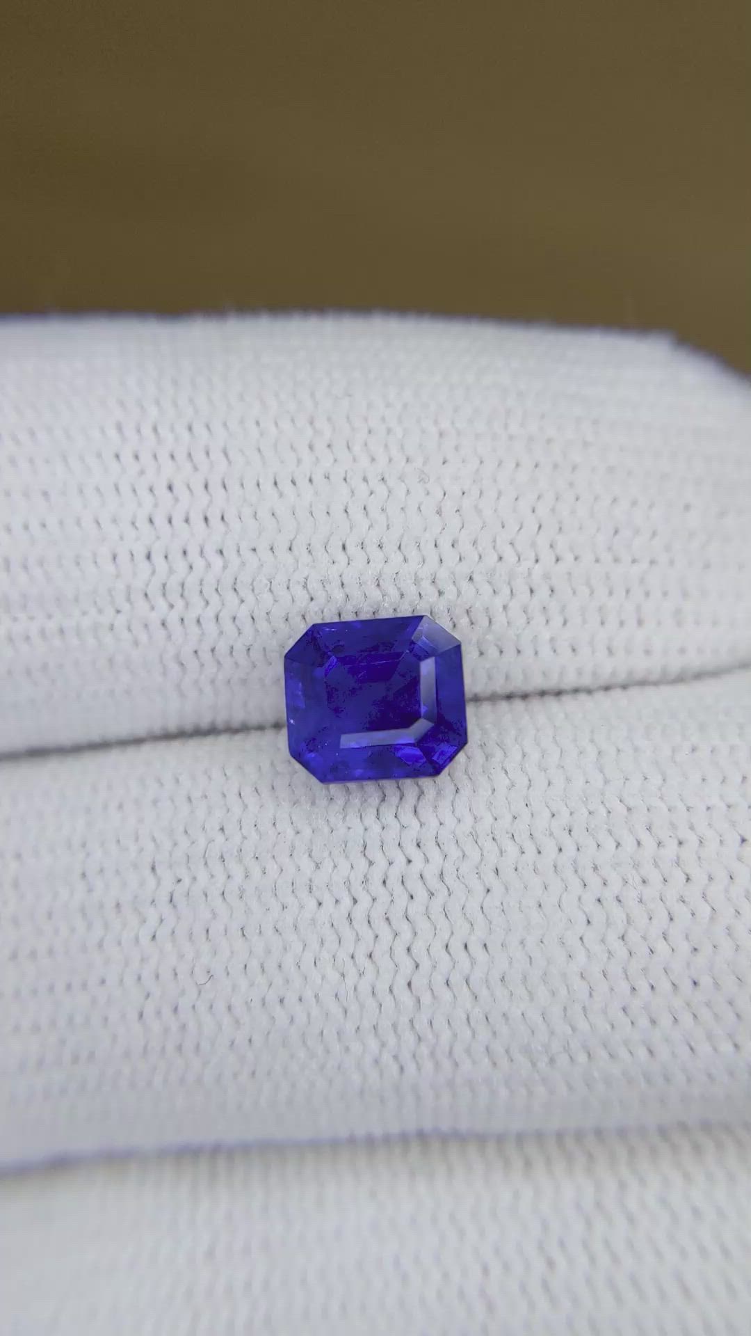 2.05 Ct. Blue Sapphire from Ceylon (Sri Lanka) Size Video