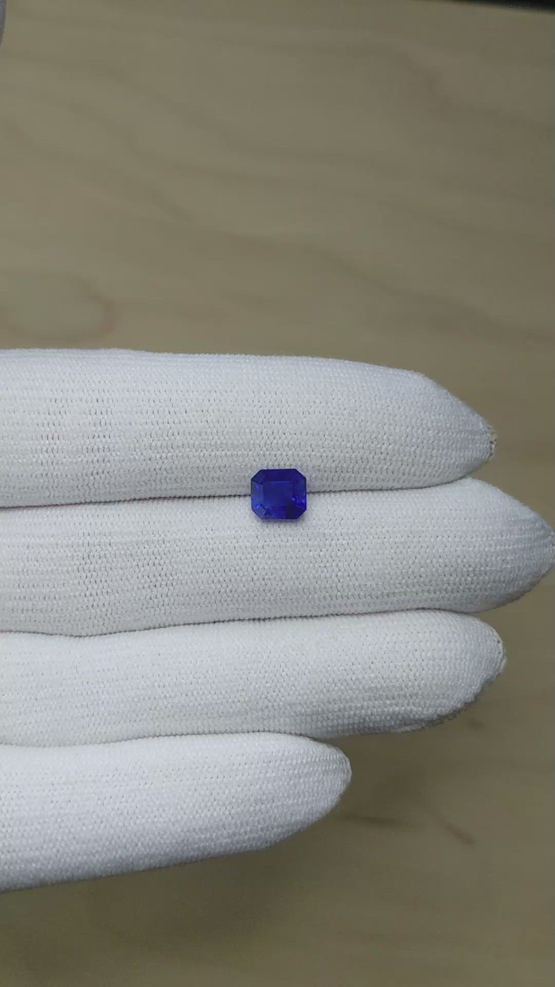 2.05 Ct. Blue Sapphire from Ceylon (Sri Lanka) Size Video