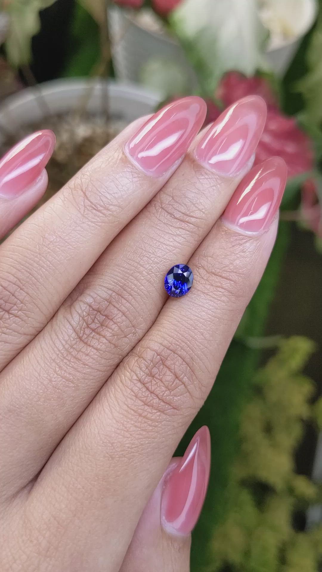 1.20 Ct. Blue Sapphire from Ceylon (Sri Lanka) Size Video
