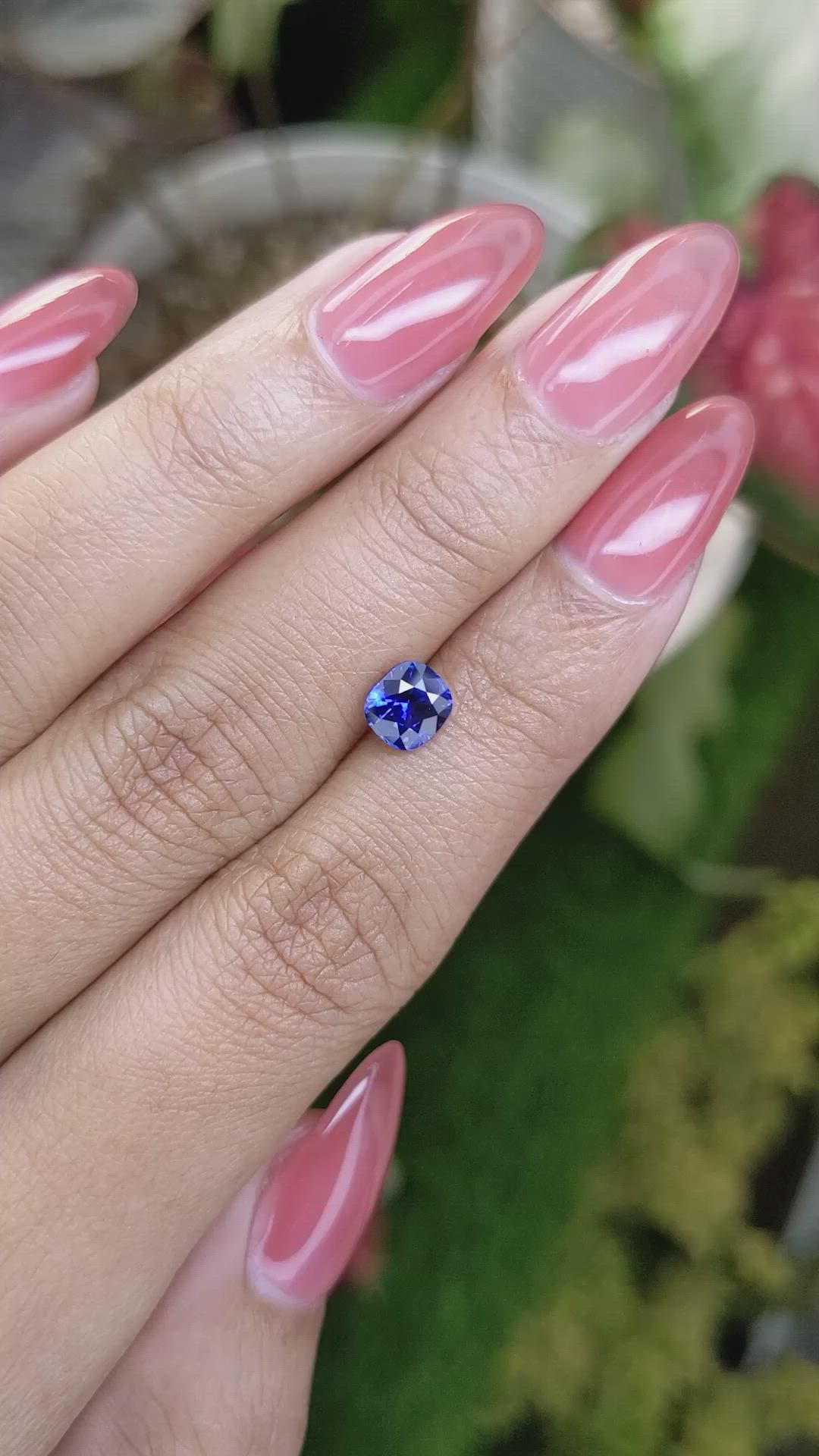 1.14 Ct. Blue Sapphire from Ceylon (Sri Lanka) Size Video