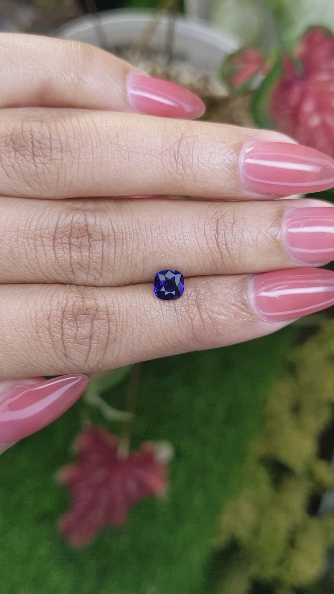1.12 Ct. Blue Sapphire from Ceylon (Sri Lanka) Size Video
