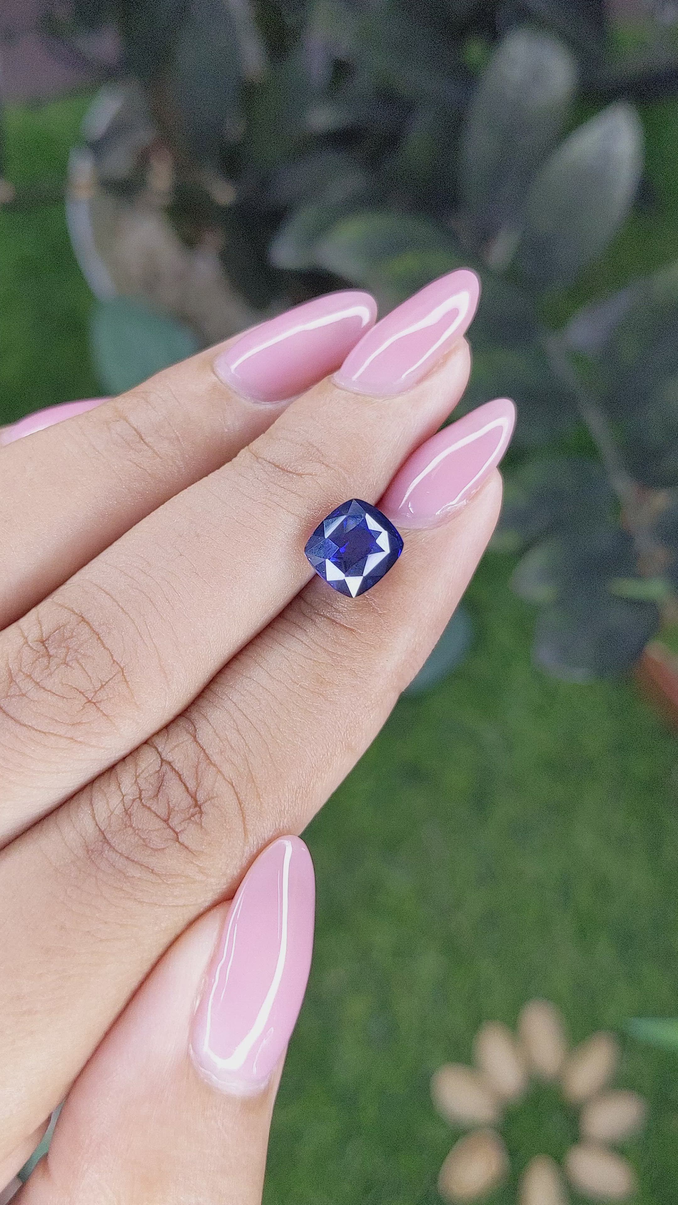 3.14 Ct. Blue Sapphire from Madagascar Size Video