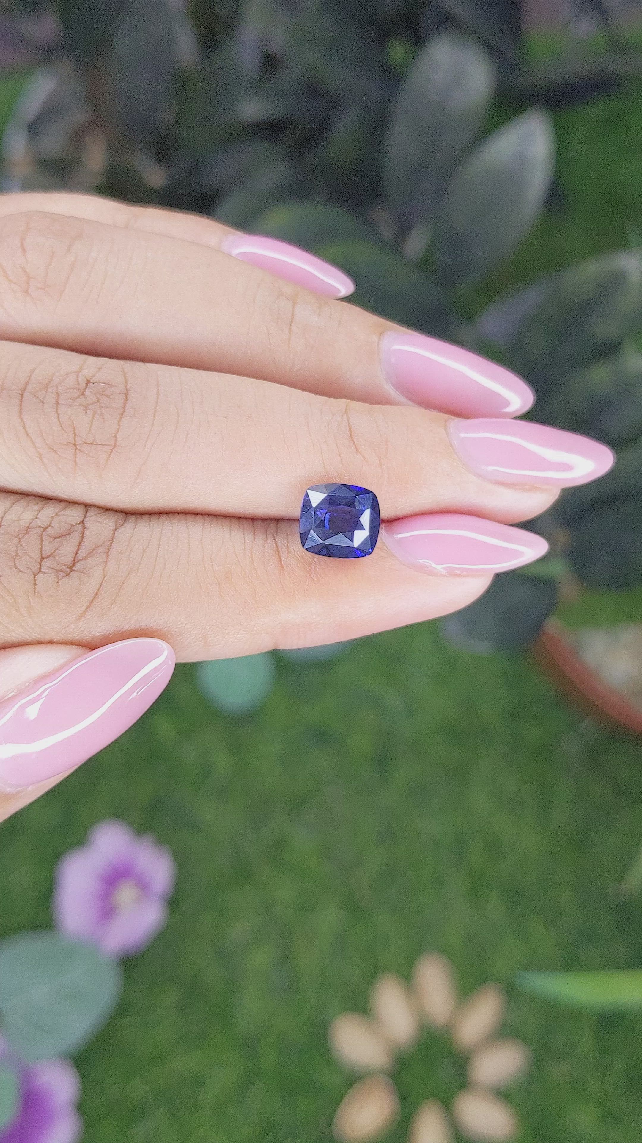 3.14 Ct. Blue Sapphire from Madagascar Size Video